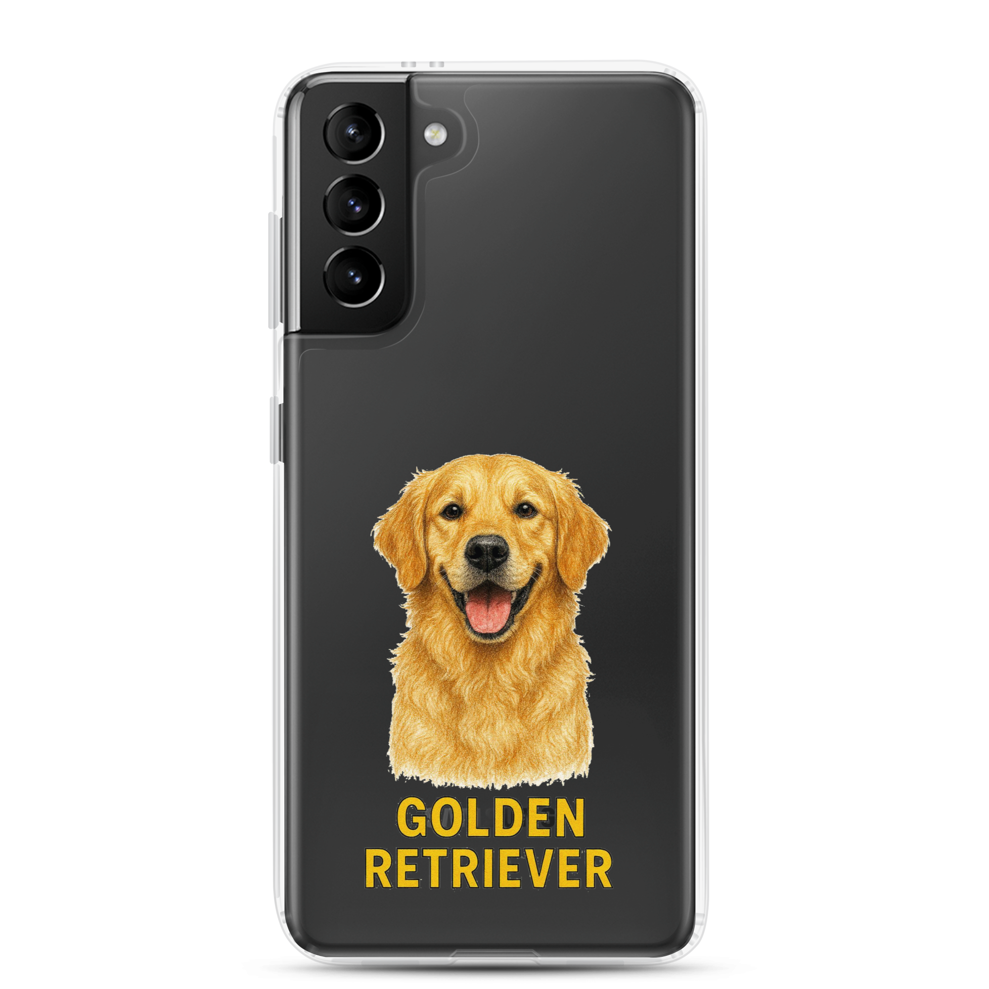 Golden Retriever Clear Case for Samsung