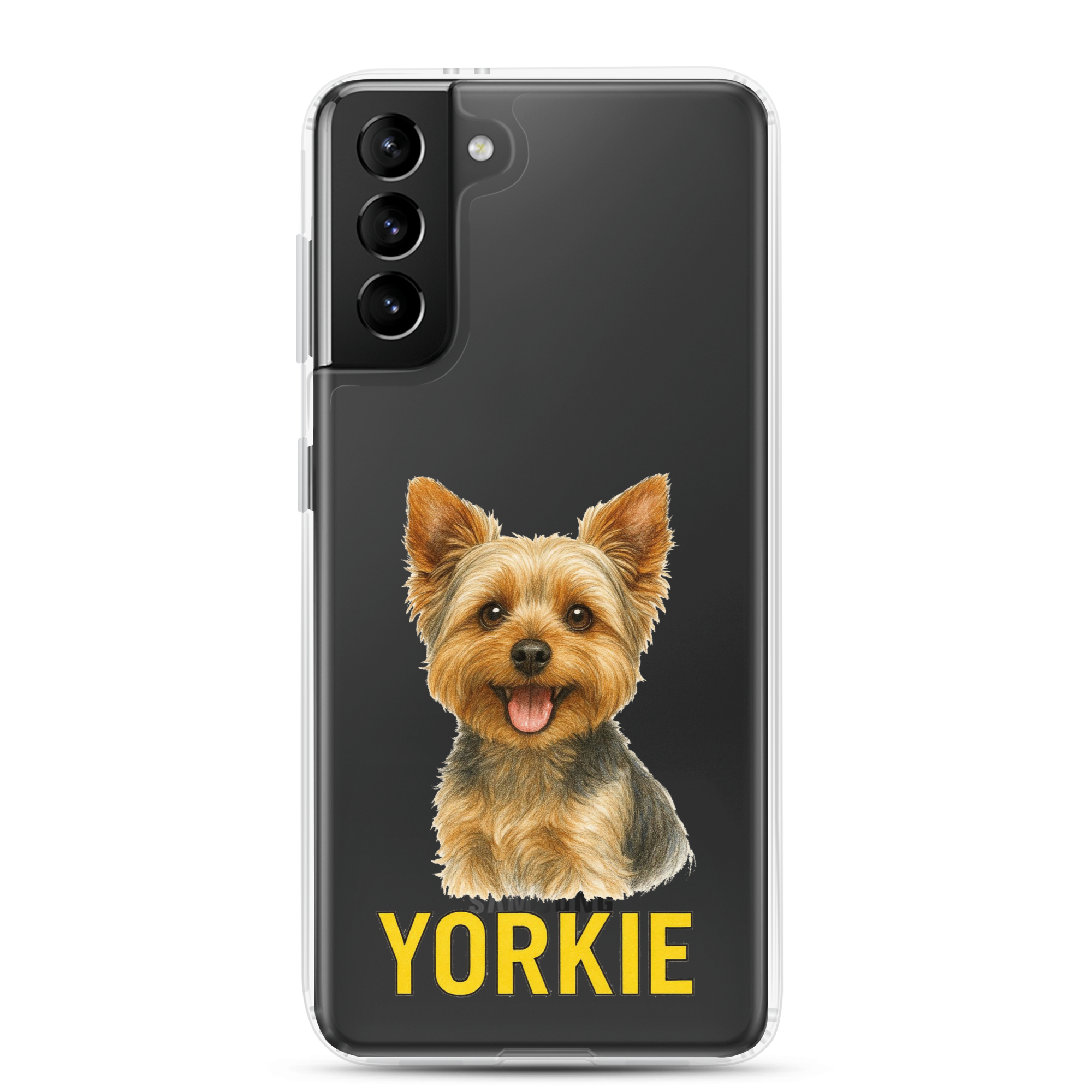 Yorkie Clear Case for Samsung