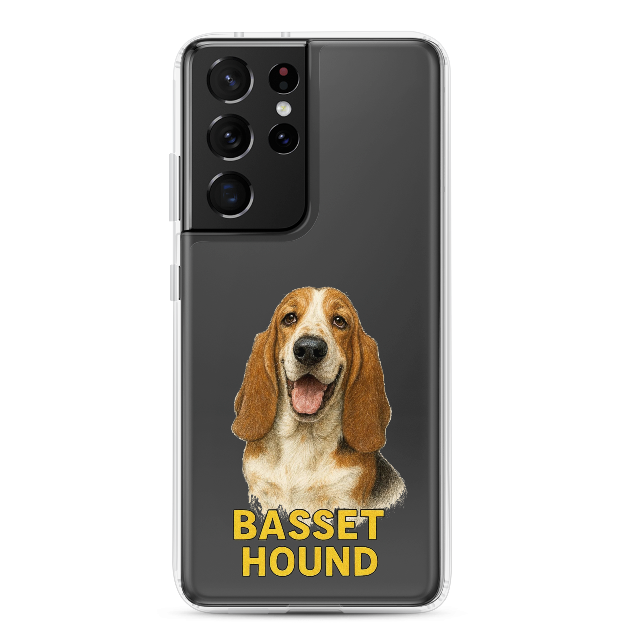 Basset Hound Clear Case for Samsung