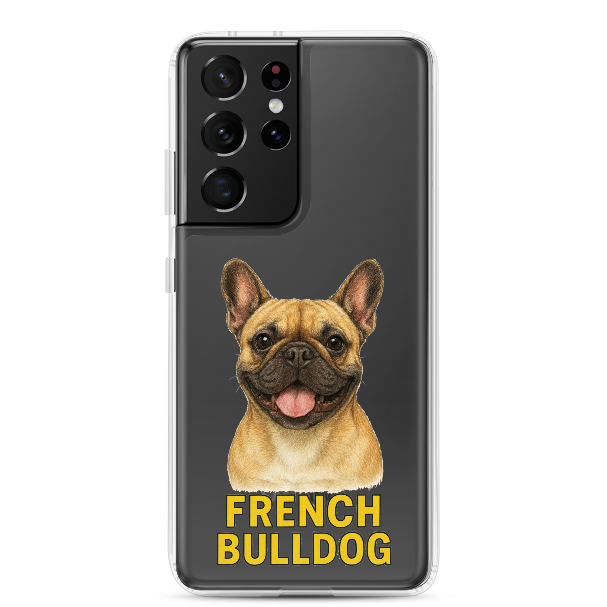 French Bulldog Clear Case for Samsung