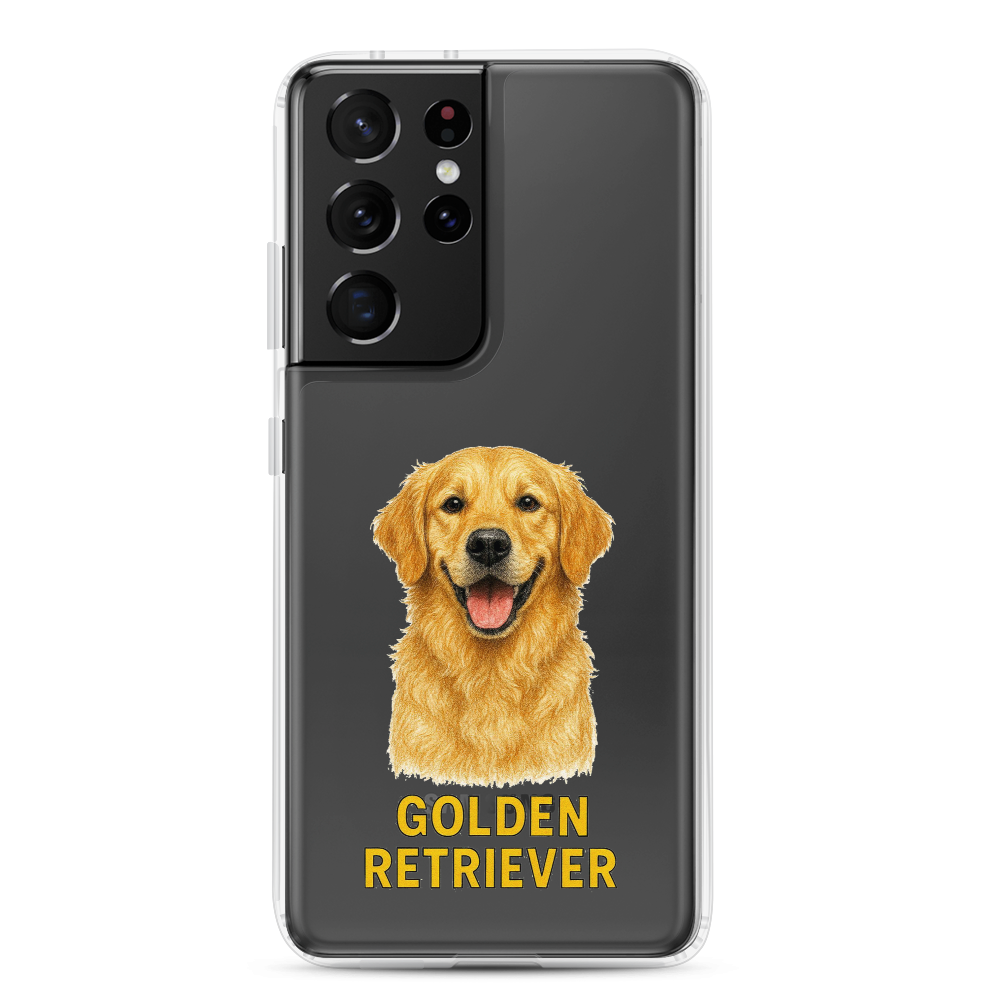 Golden Retriever Clear Case for Samsung