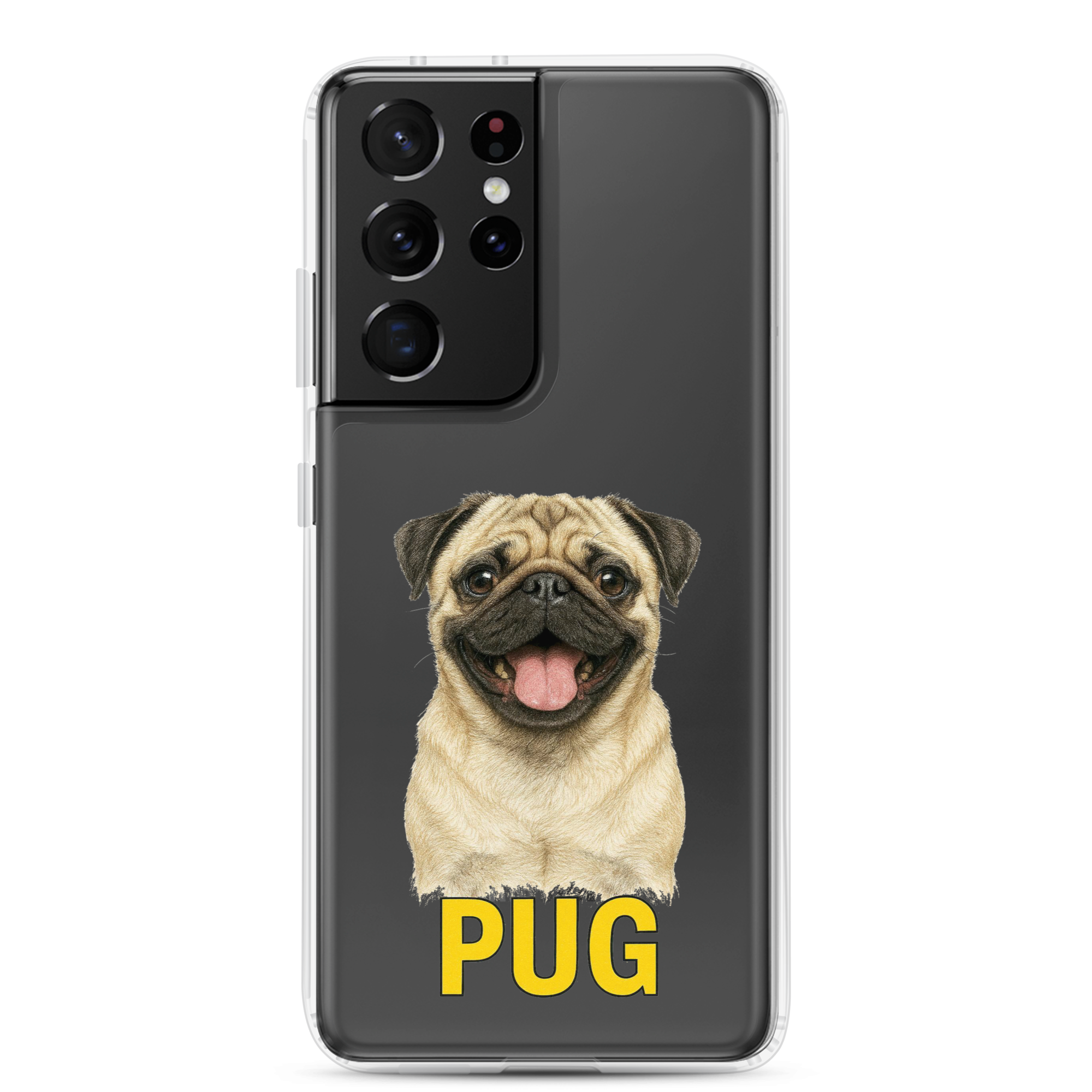 Pug Clear Case for Samsung