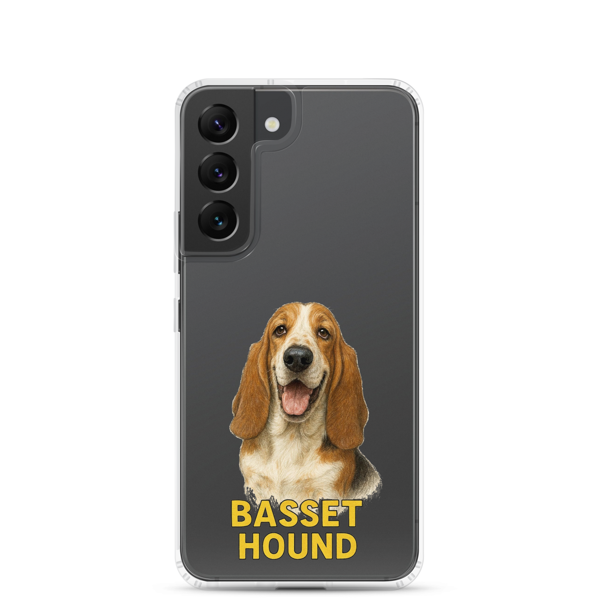 Basset Hound Clear Case for Samsung