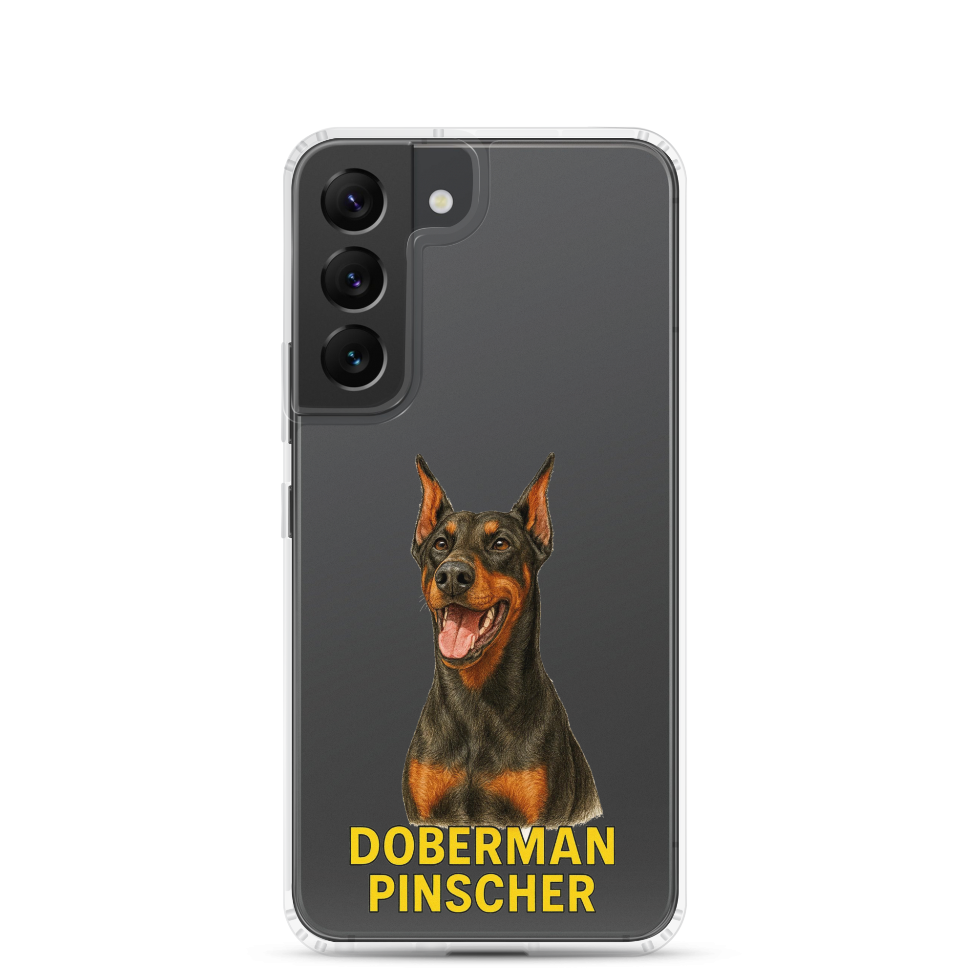 Doberman Pinscher Clear Case for Samsung