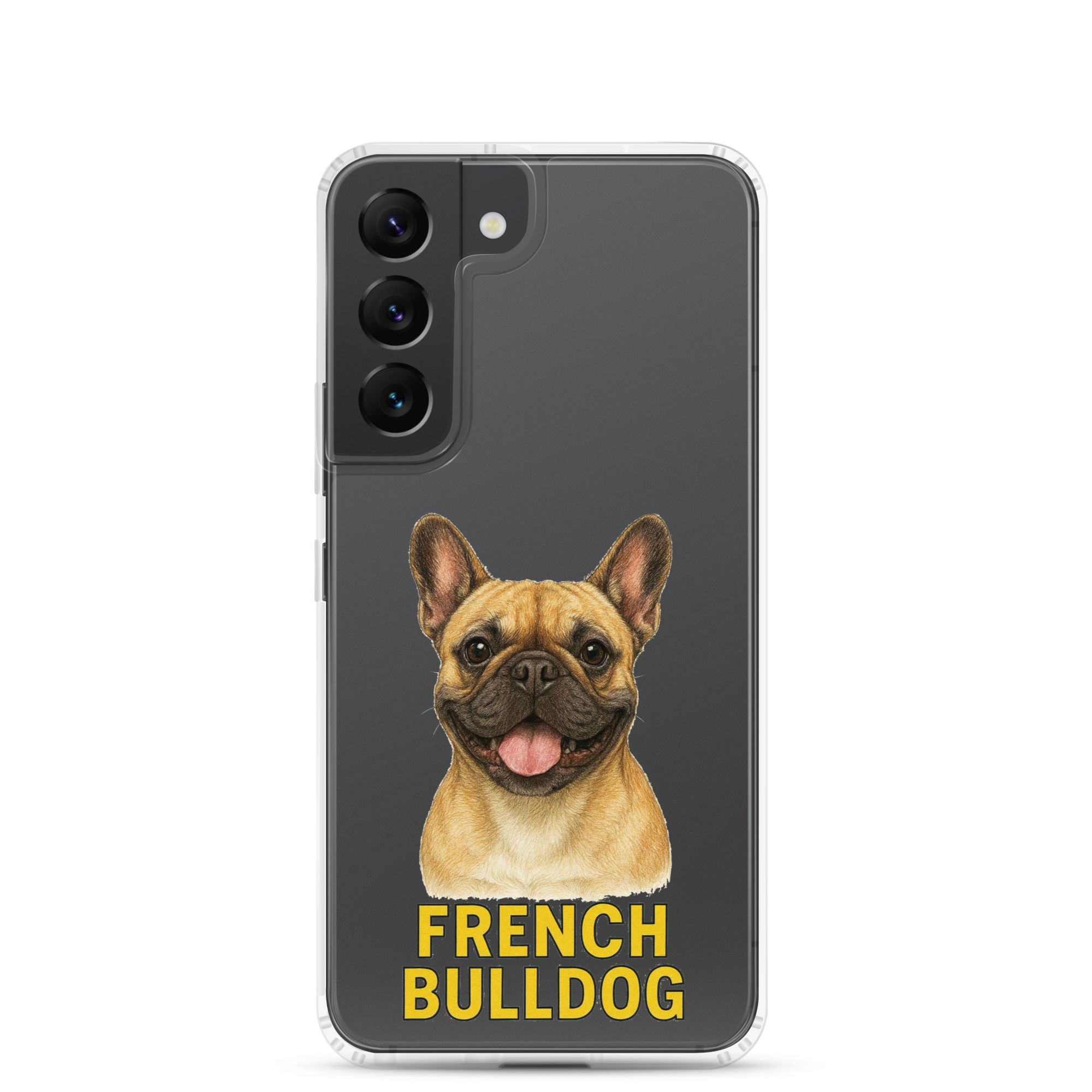 French Bulldog Clear Case for Samsung