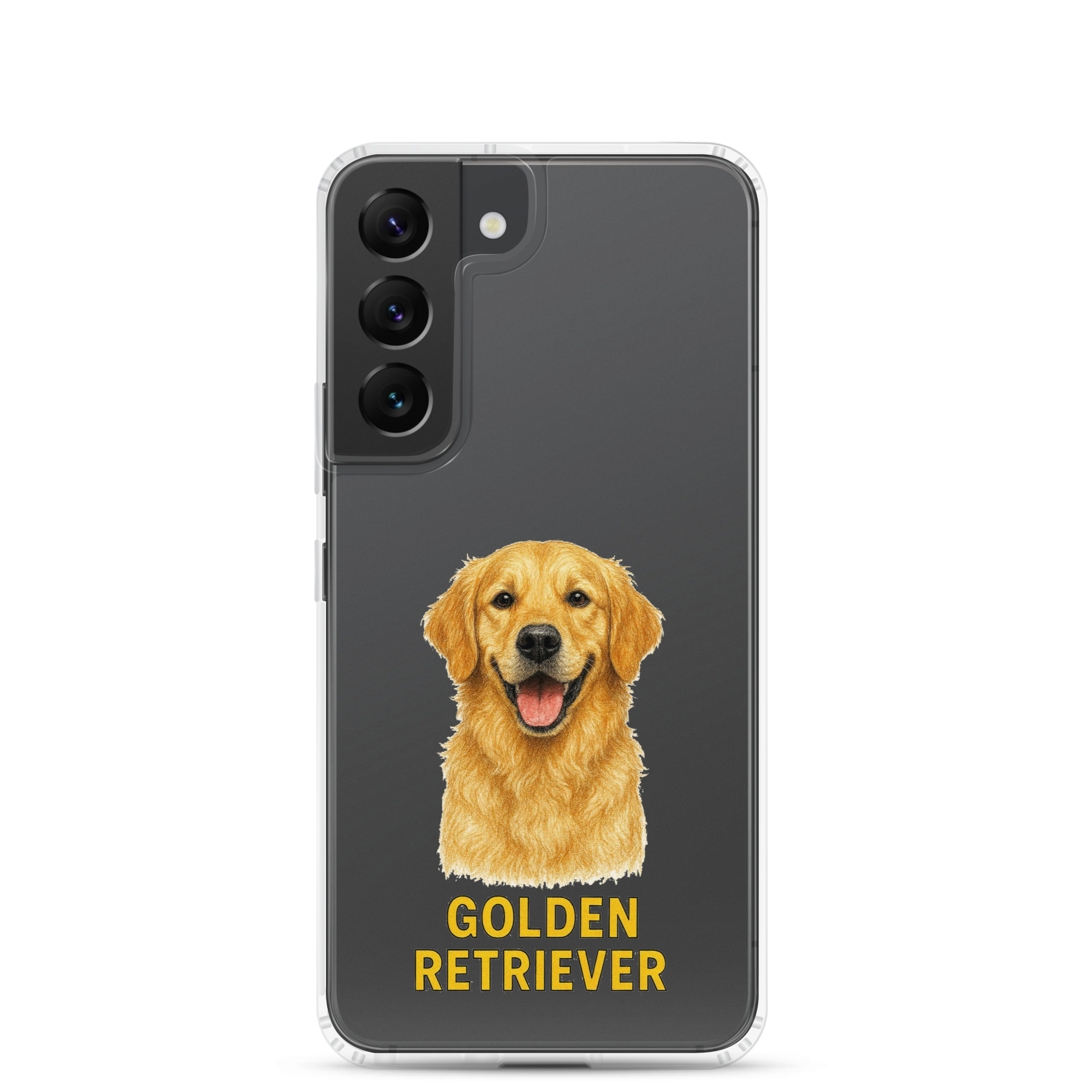 Golden Retriever Clear Case for Samsung