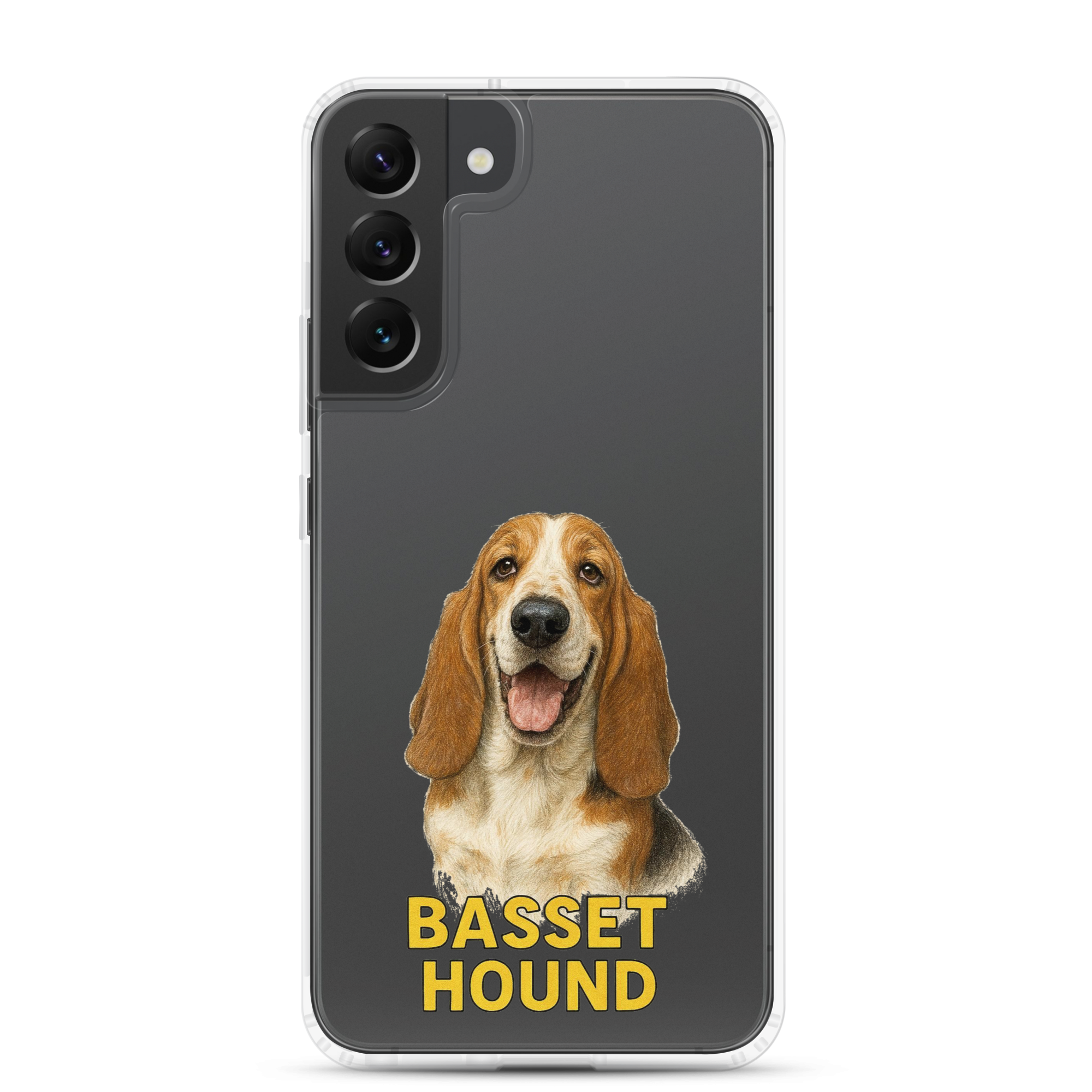 Basset Hound Clear Case for Samsung