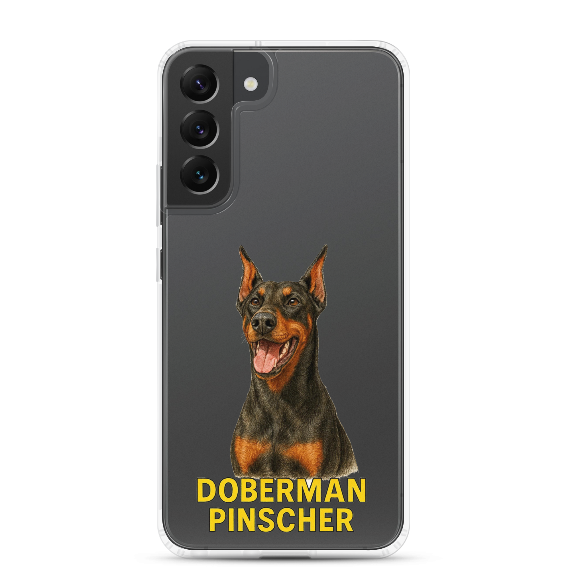 Doberman Pinscher Clear Case for Samsung
