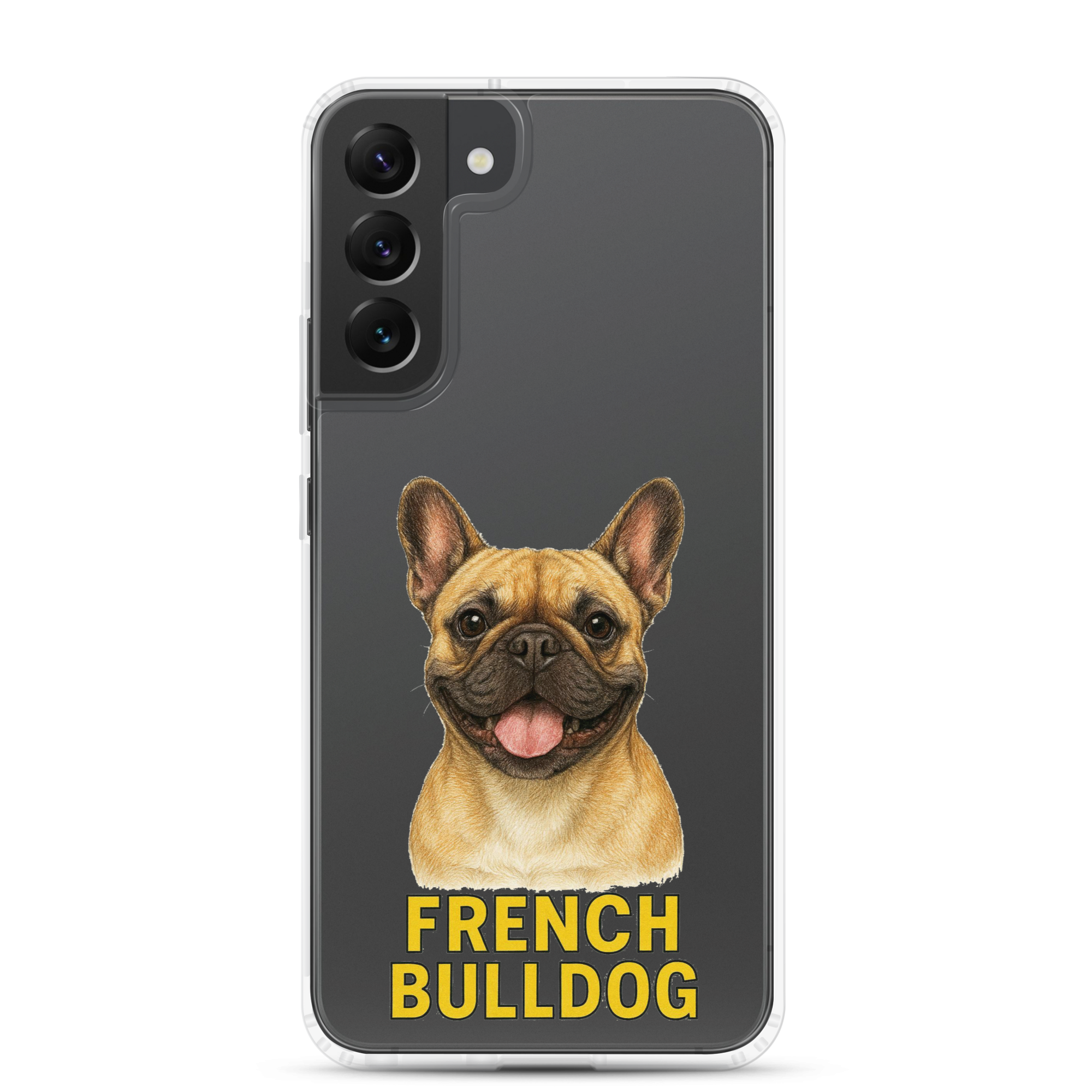 French Bulldog Clear Case for Samsung