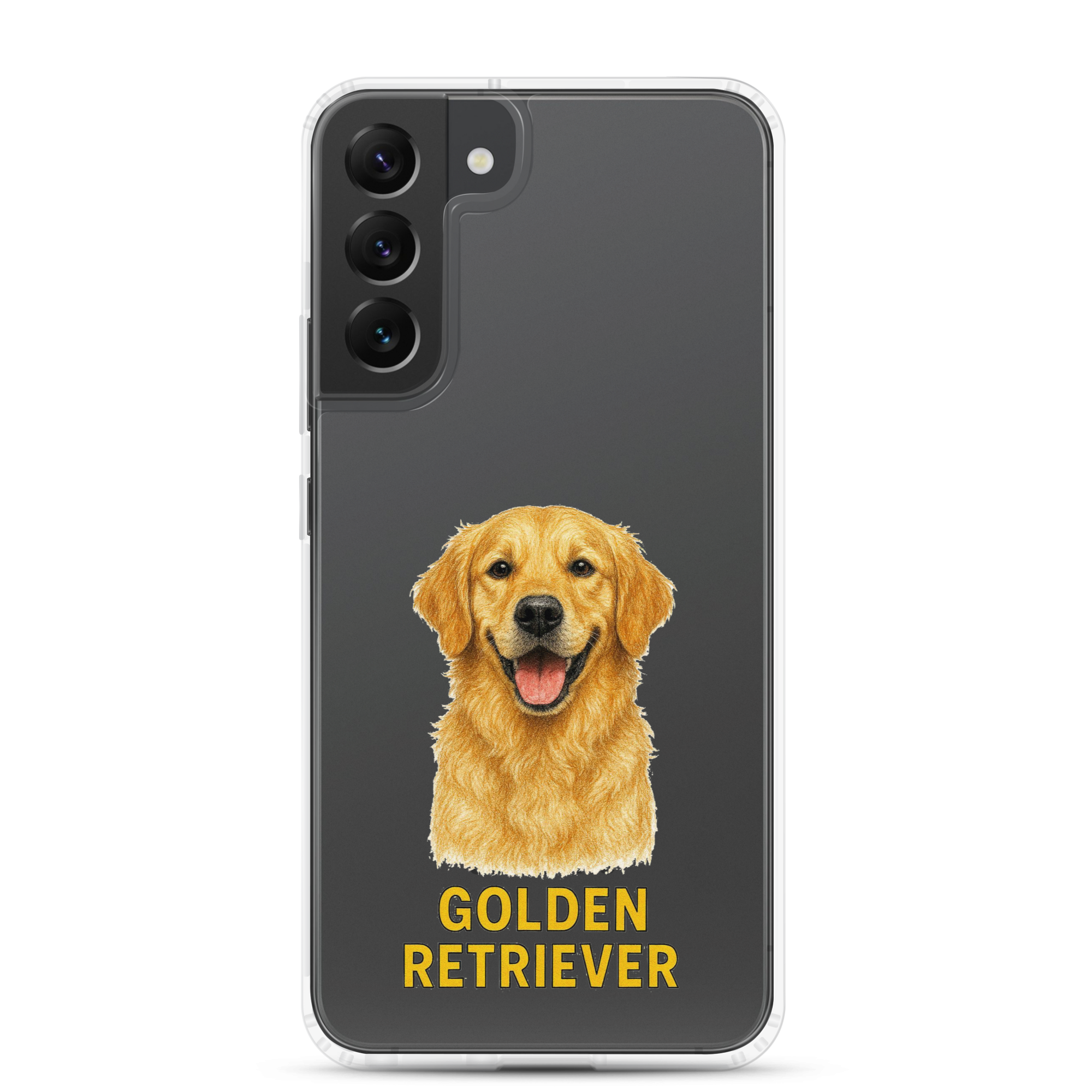 Golden Retriever Clear Case for Samsung