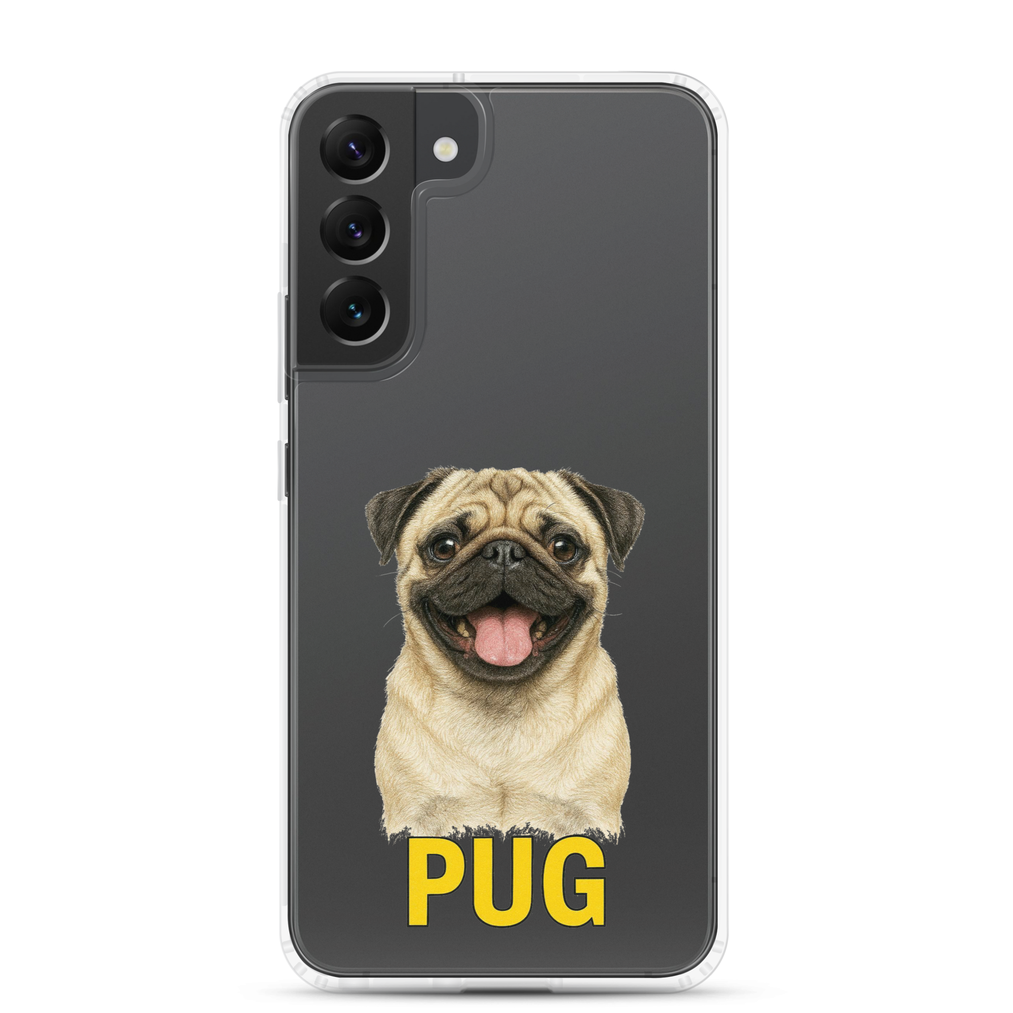 Pug Clear Case for Samsung