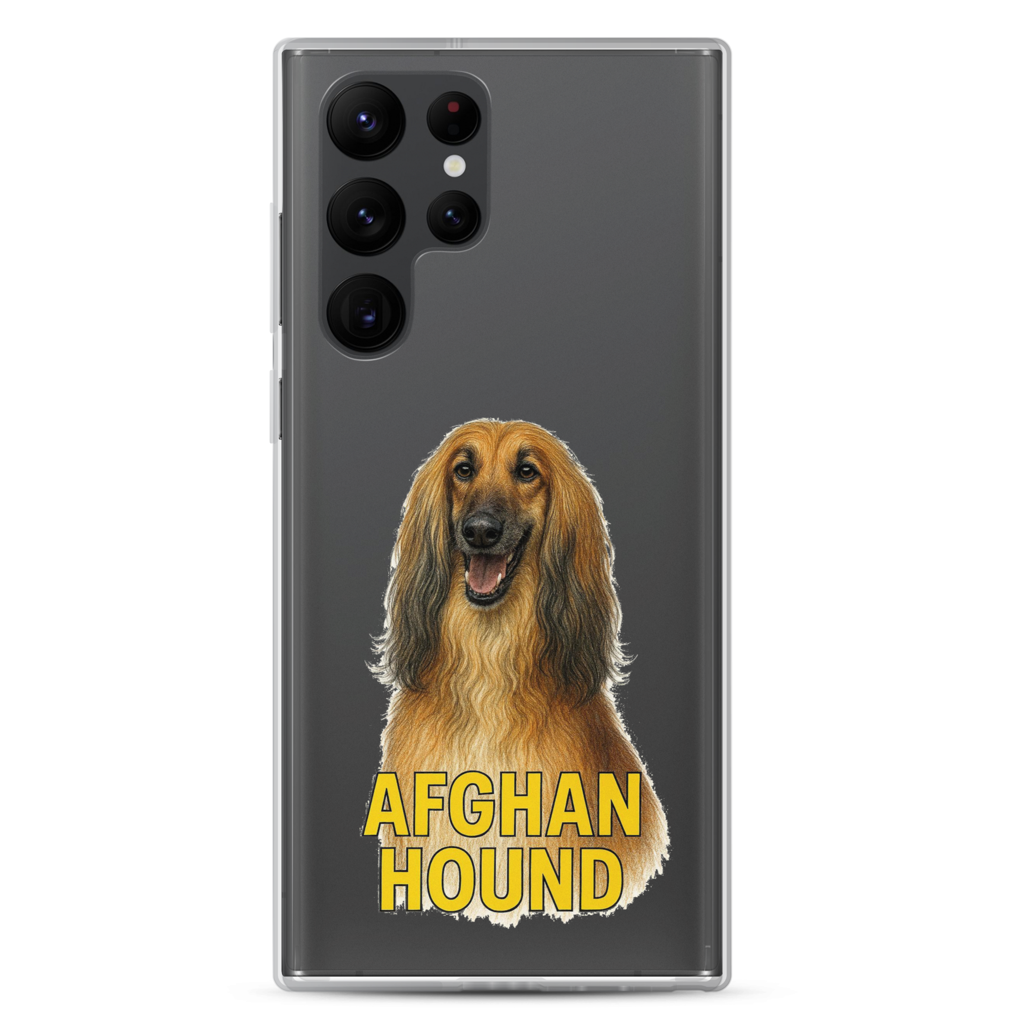 Afghan Hound Clear Case for Samsung