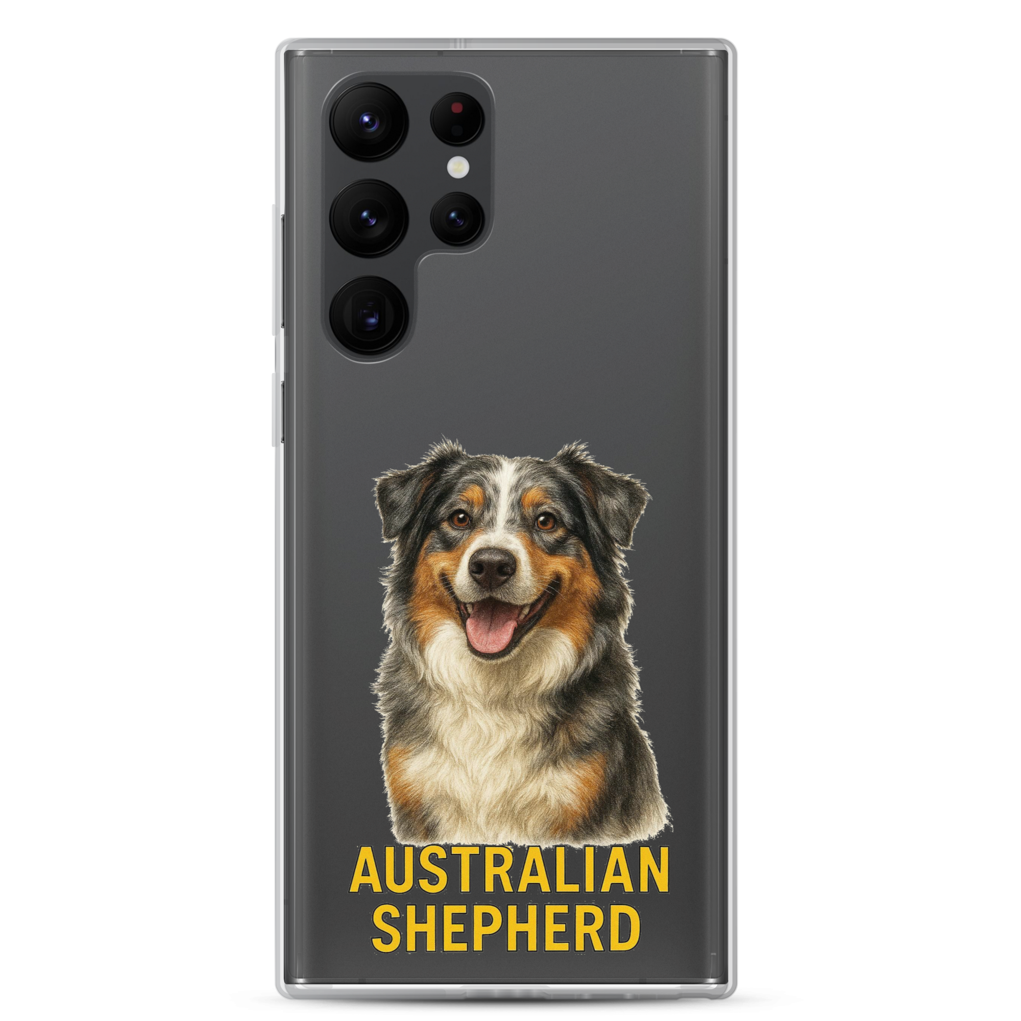 Australian Shepherd Clear Case for Samsung