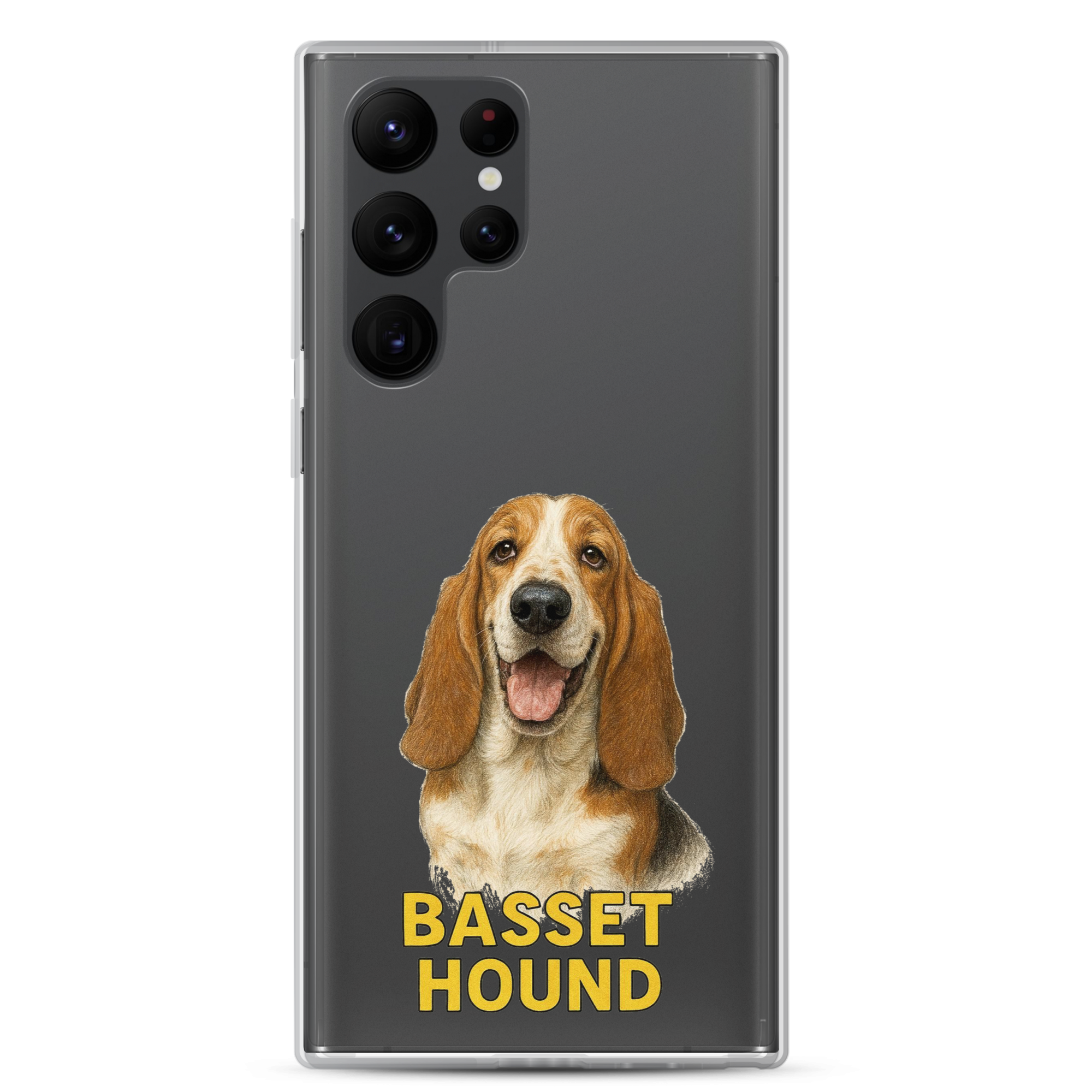 Basset Hound Clear Case for Samsung