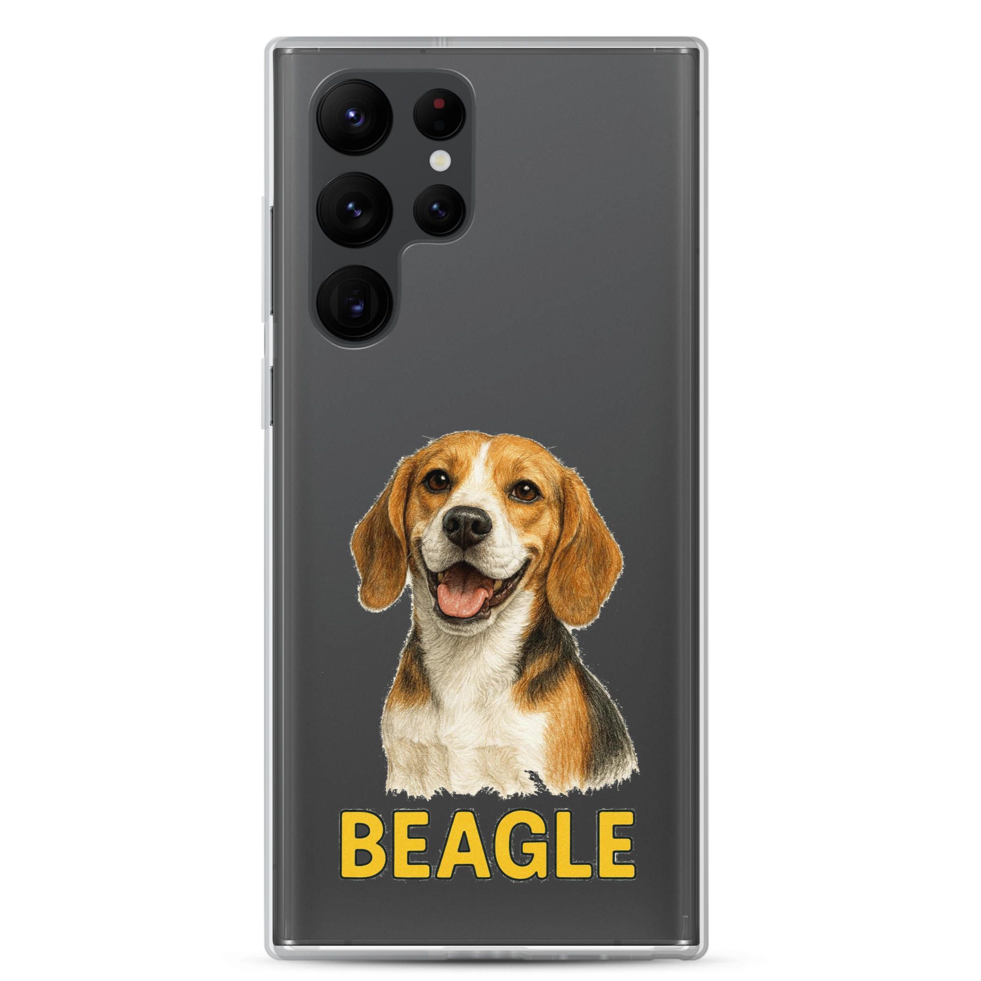 Beagle Clear Case for Samsung