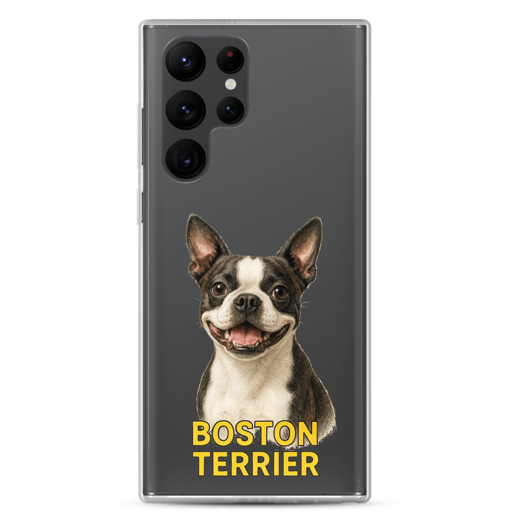 Boston Terrier Clear Case for Samsung