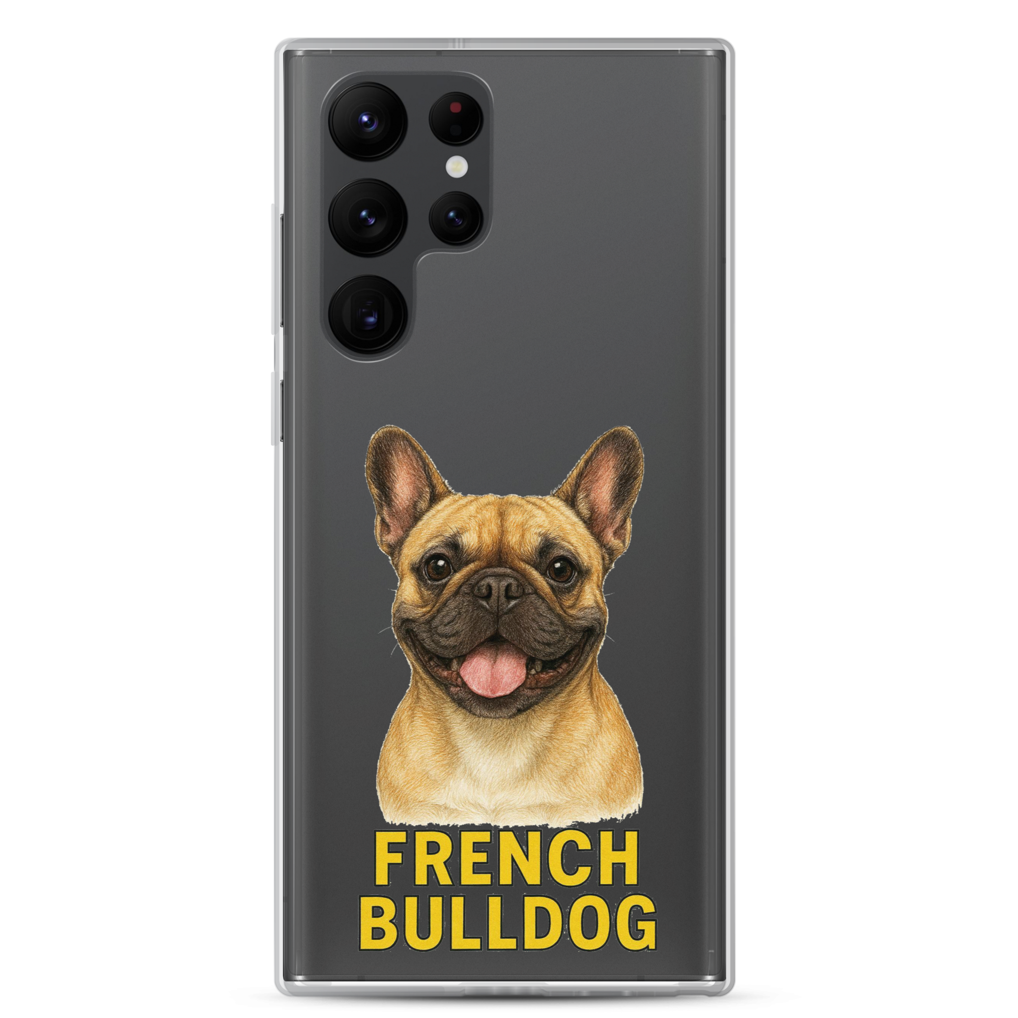 French Bulldog Clear Case for Samsung