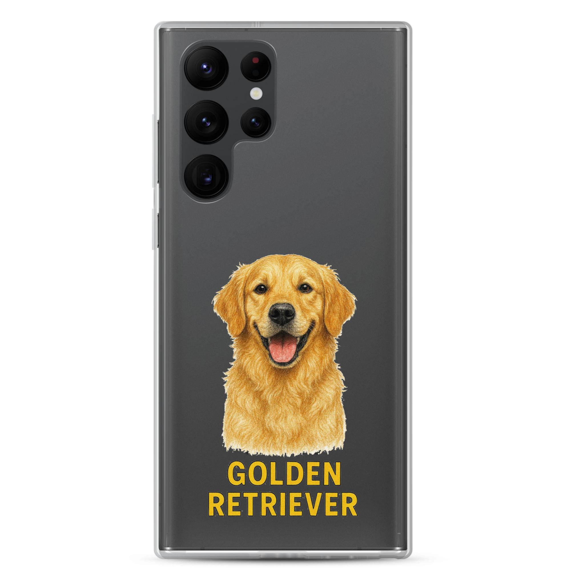 Golden Retriever Clear Case for Samsung