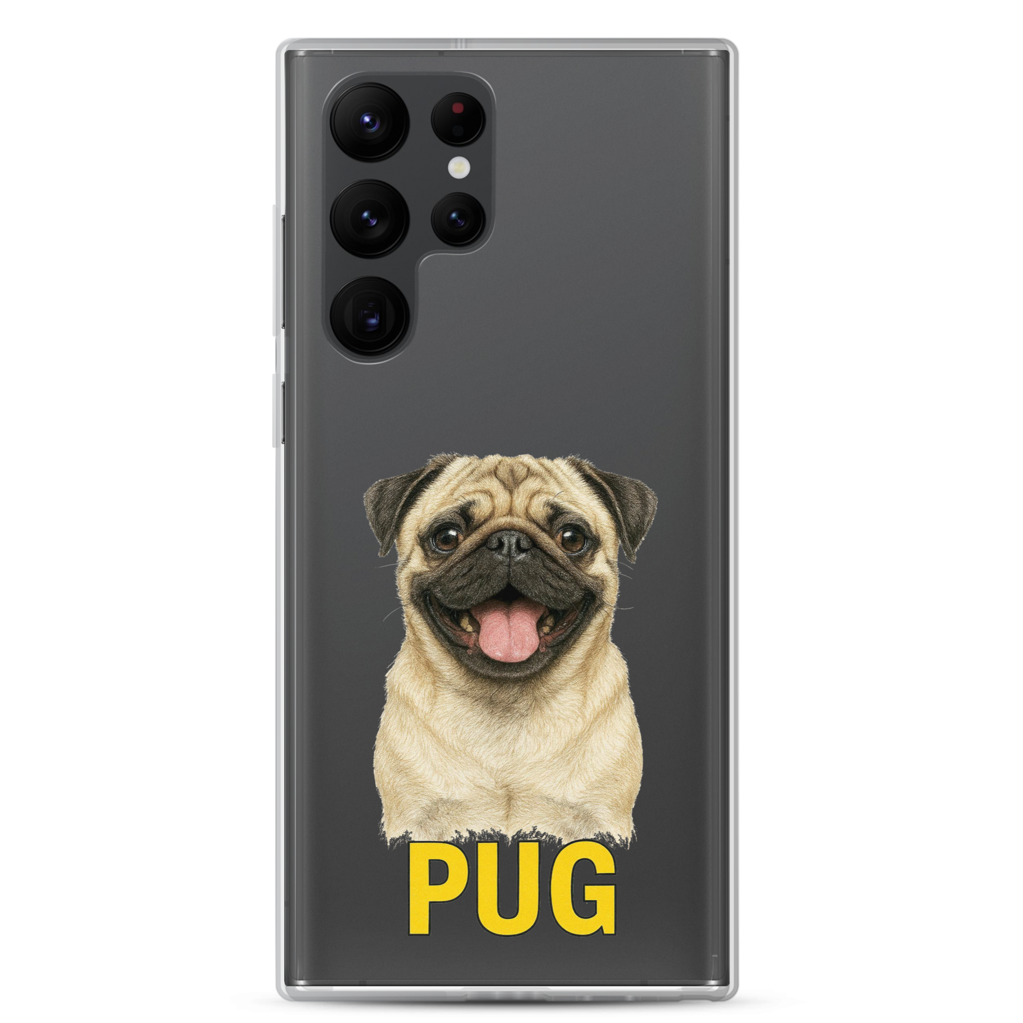 Pug Clear Case for Samsung