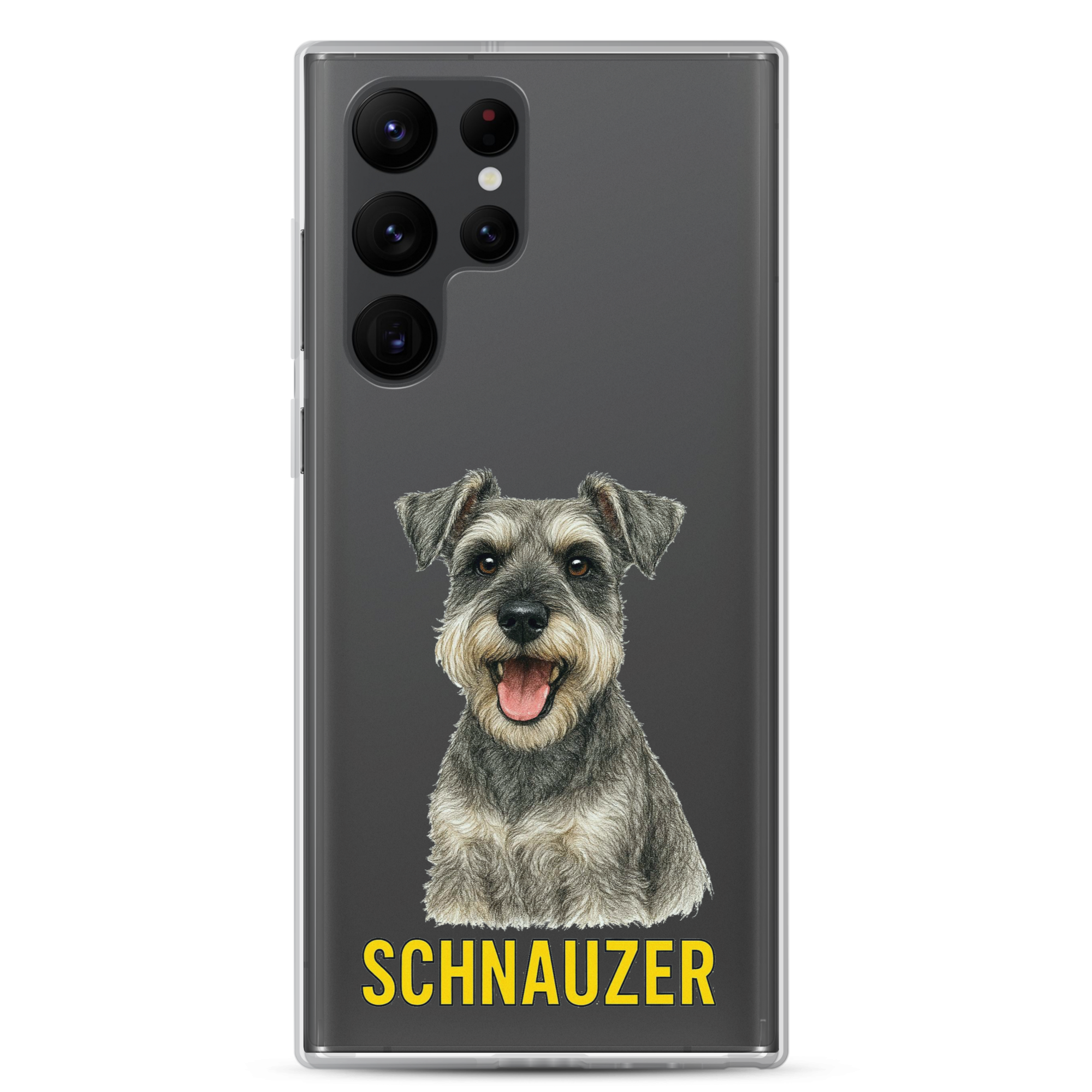Schnauzer Clear Case for Samsung