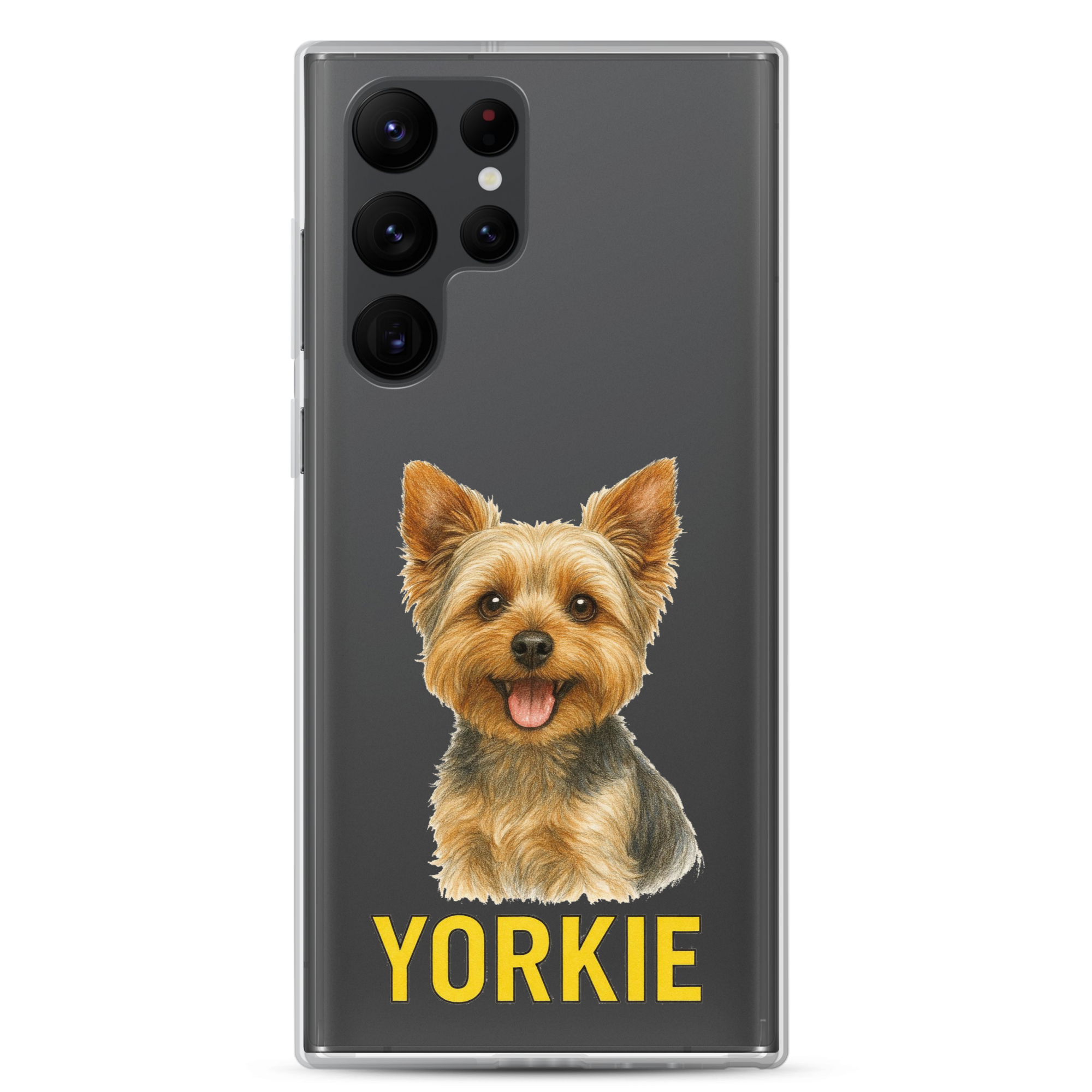 Yorkie Clear Case for Samsung