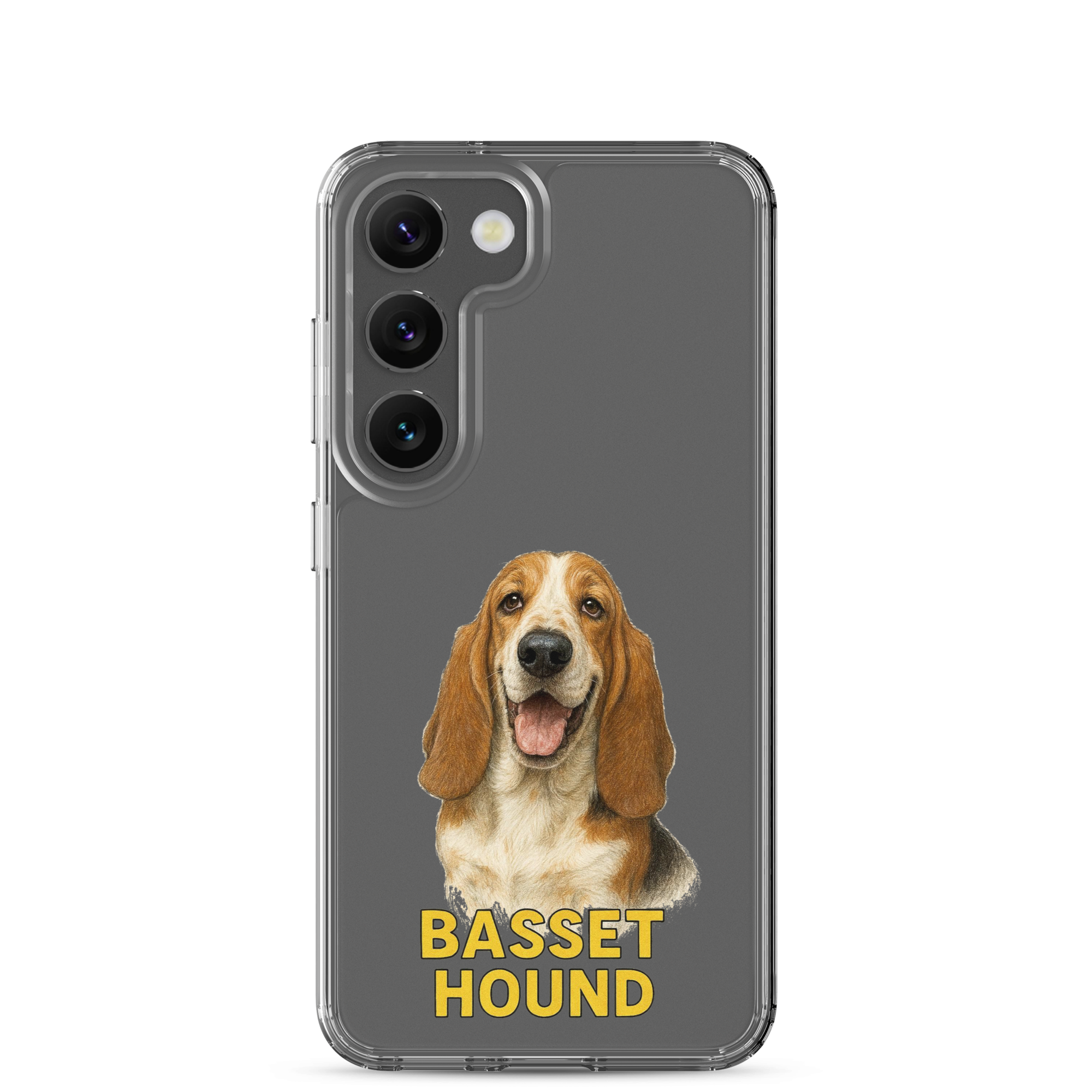 Basset Hound Clear Case for Samsung