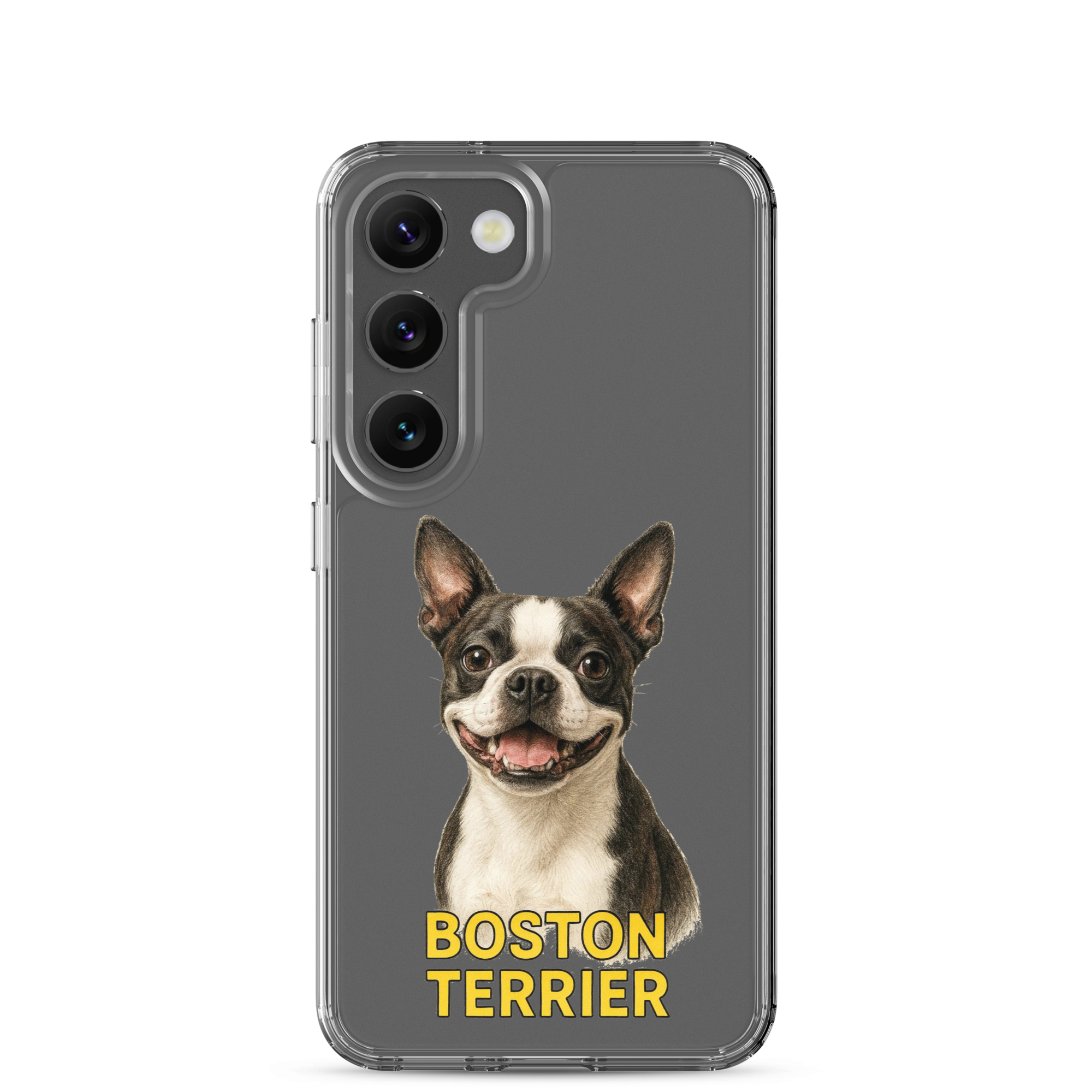 Boston Terrier Clear Case for Samsung