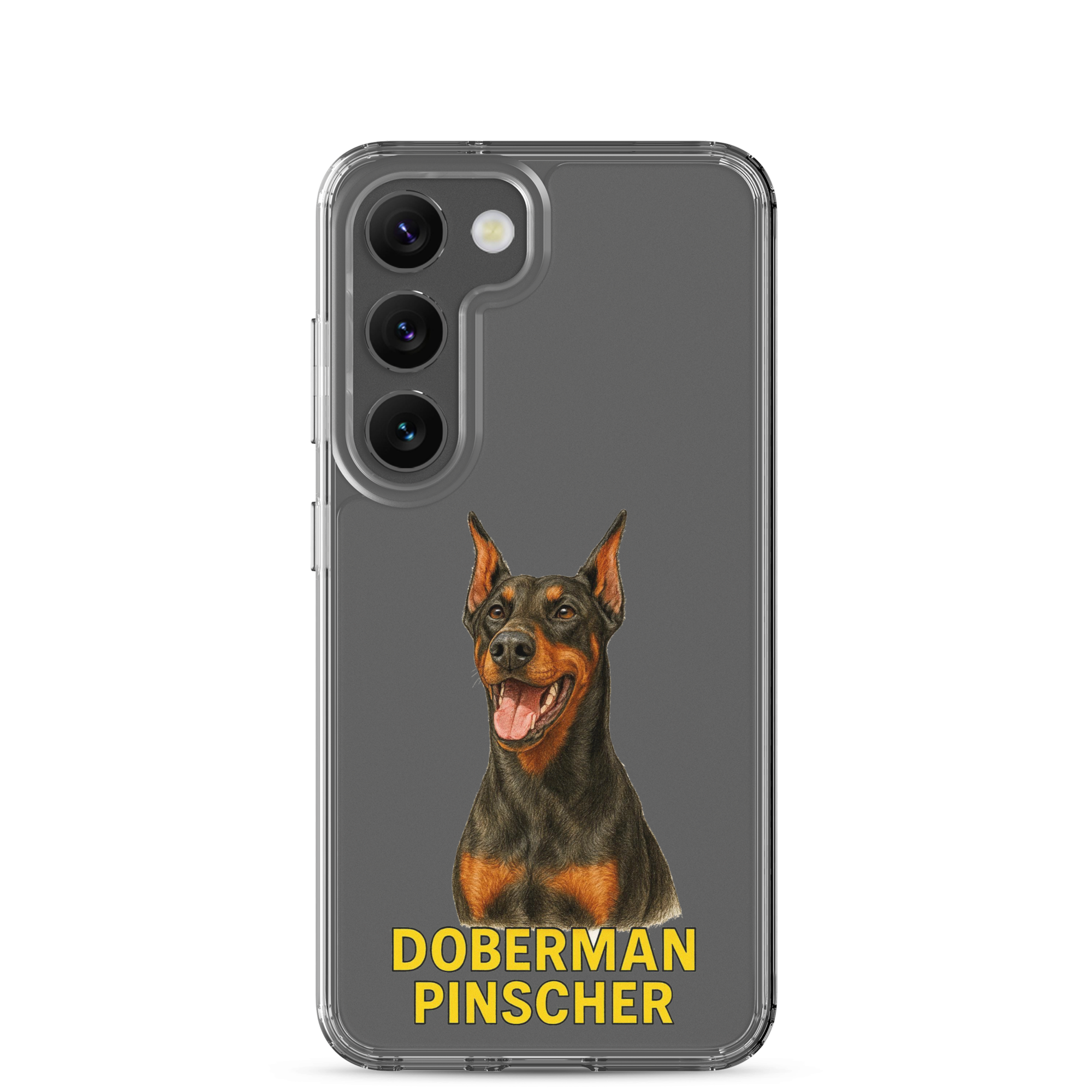 Doberman Pinscher Clear Case for Samsung