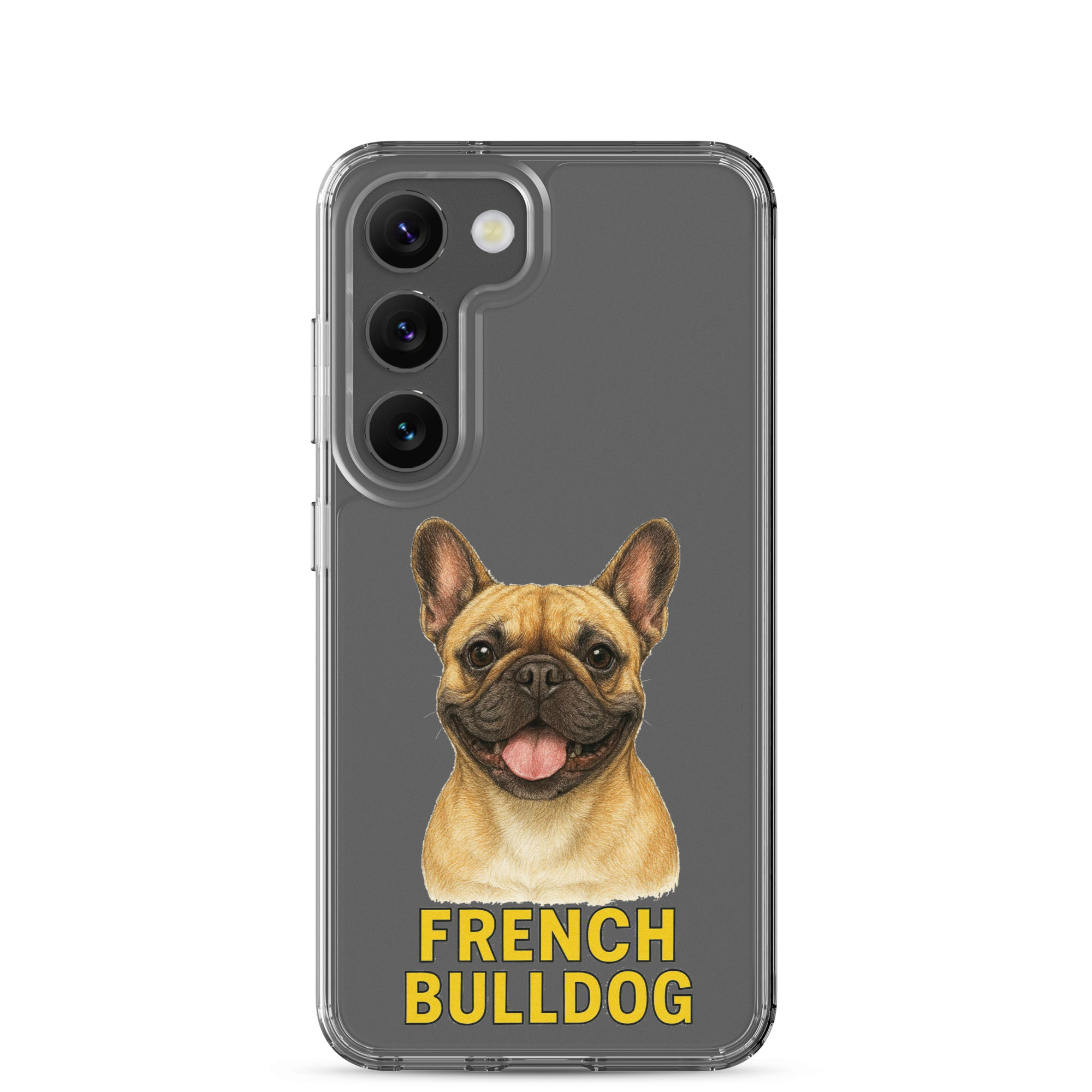 French Bulldog Clear Case for Samsung