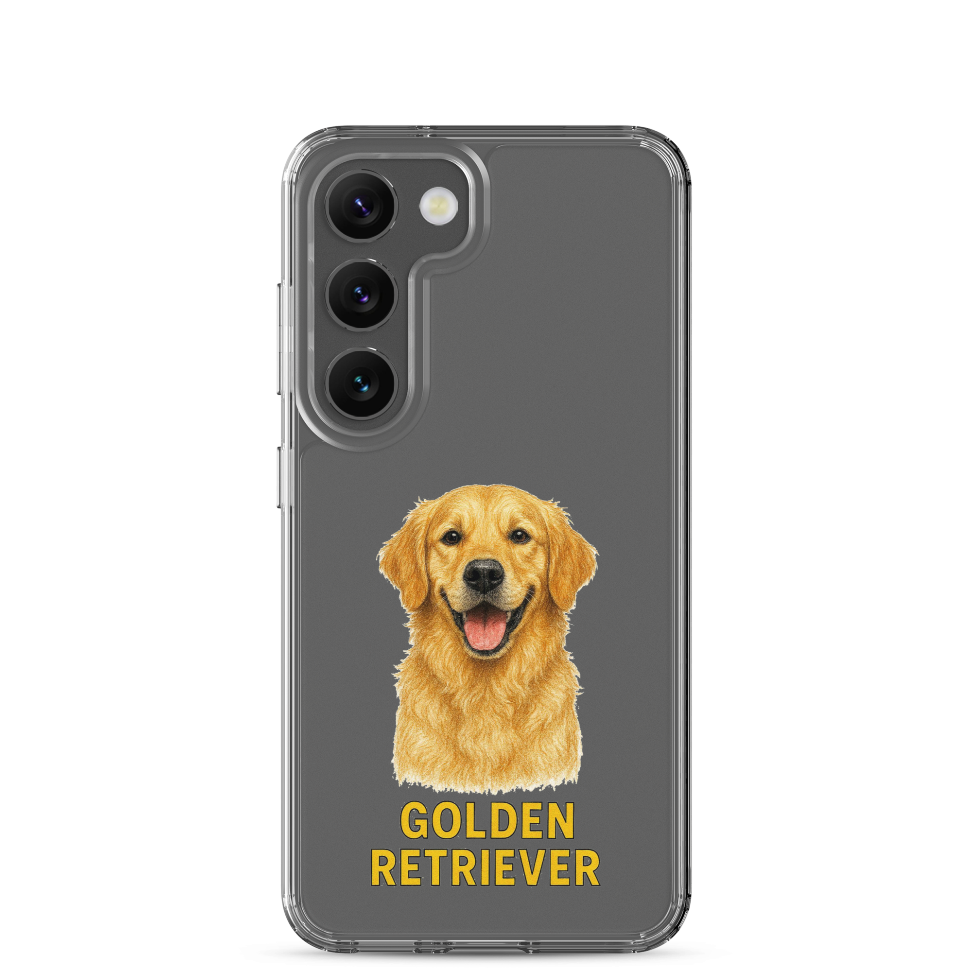 Golden Retriever Clear Case for Samsung
