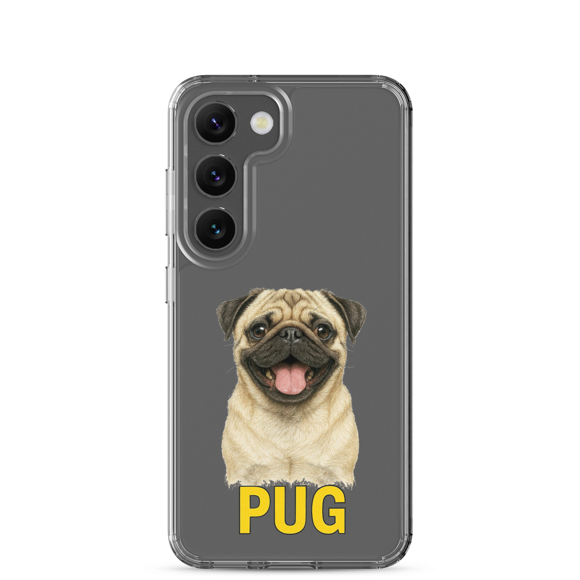 Pug Clear Case for Samsung