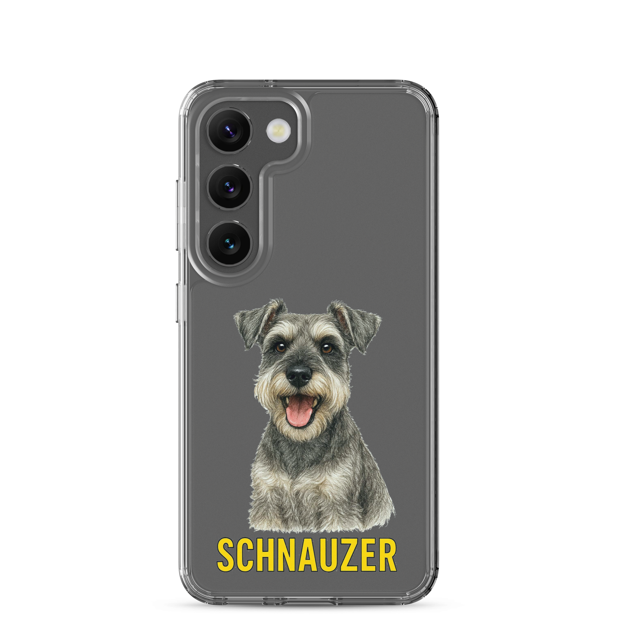 Schnauzer Clear Case for Samsung