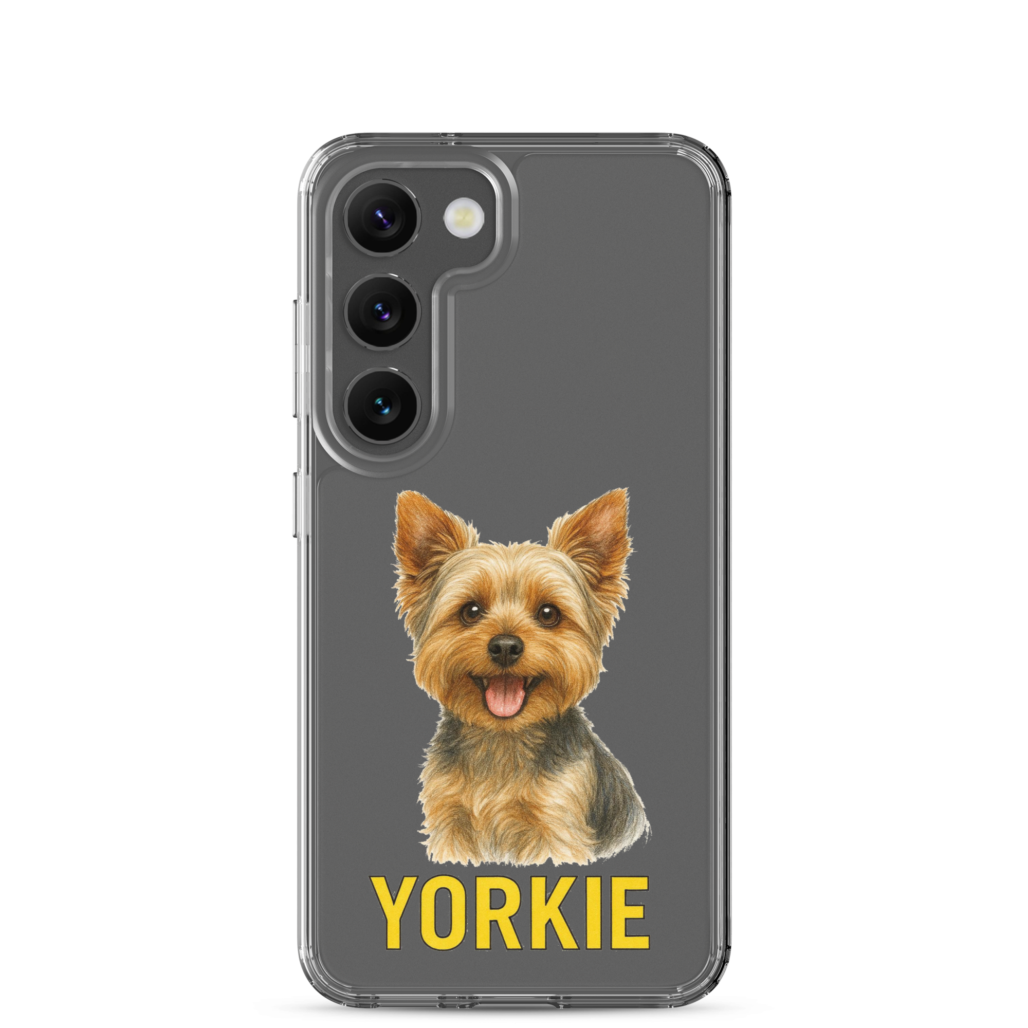 Yorkie Clear Case for Samsung