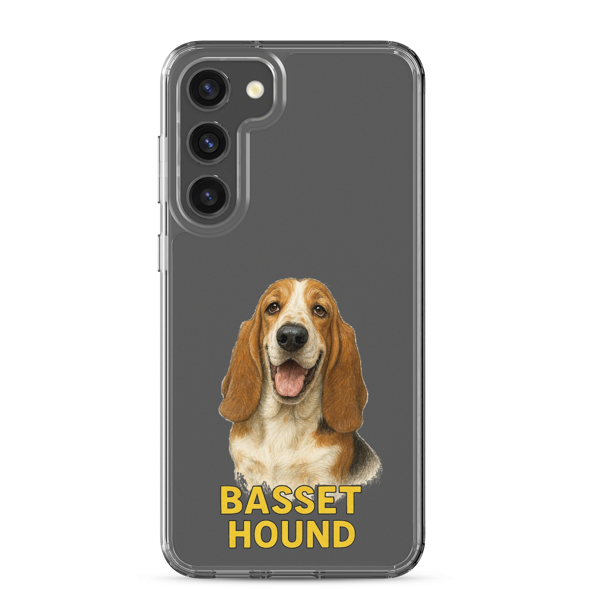 Basset Hound Clear Case for Samsung