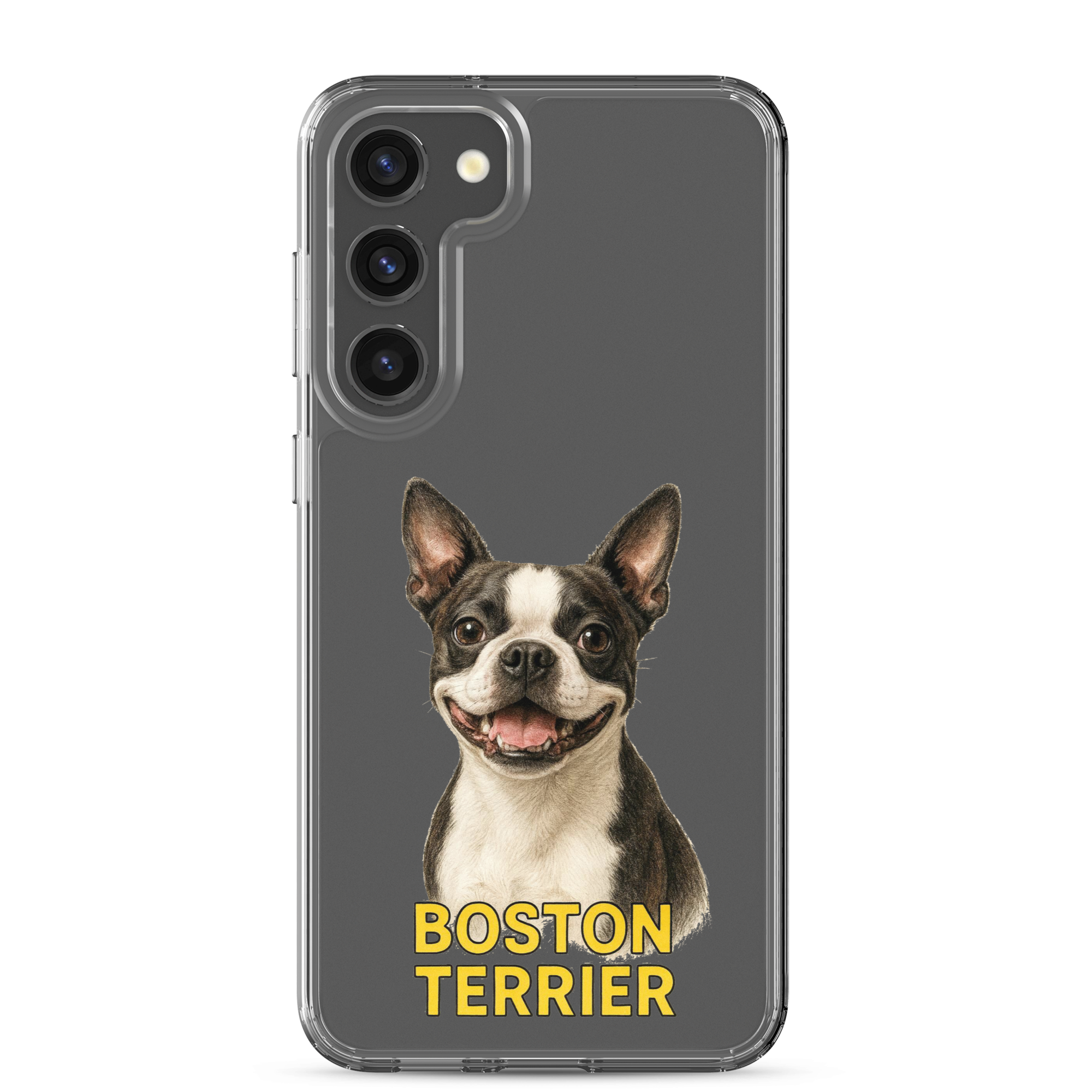 Boston Terrier Clear Case for Samsung