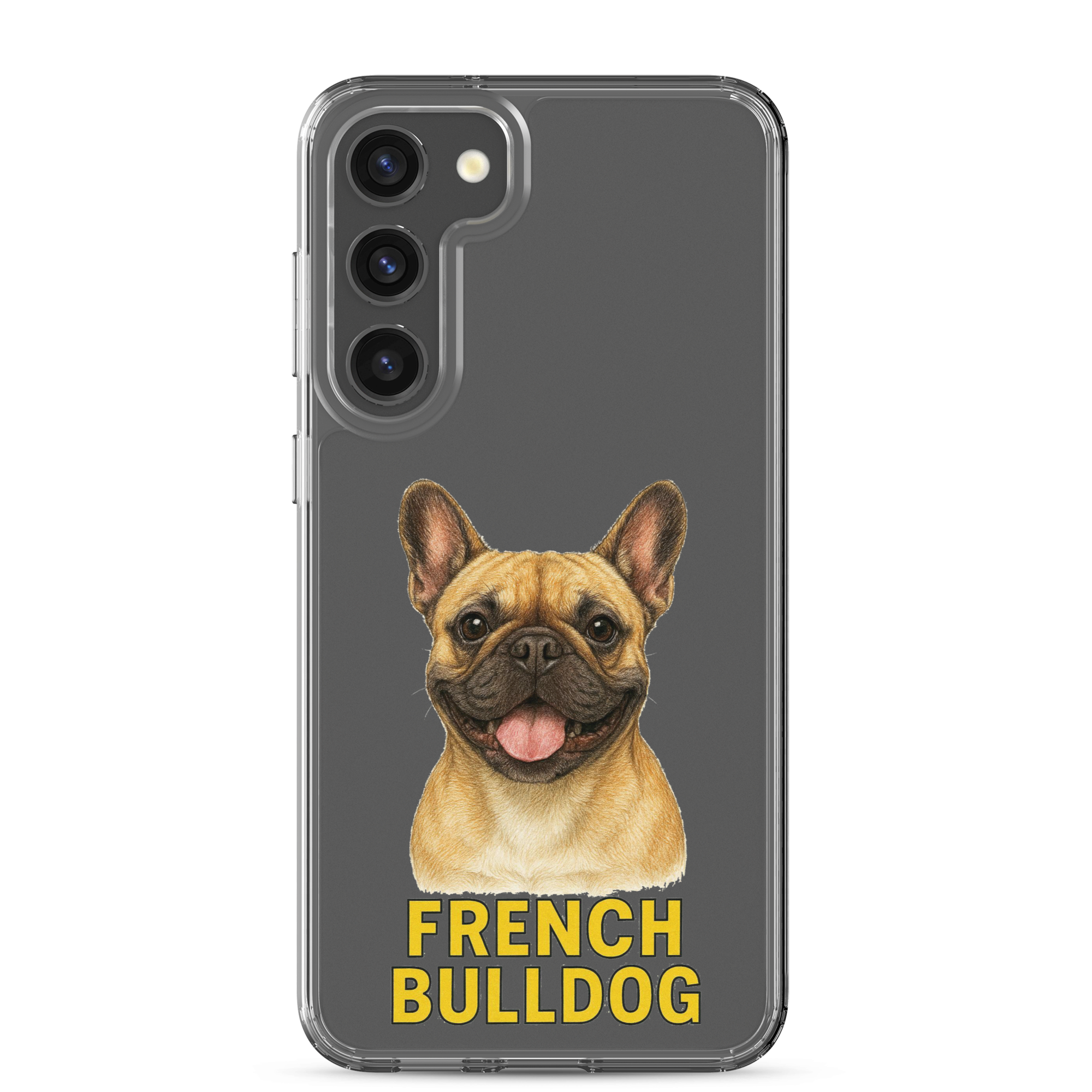 French Bulldog Clear Case for Samsung