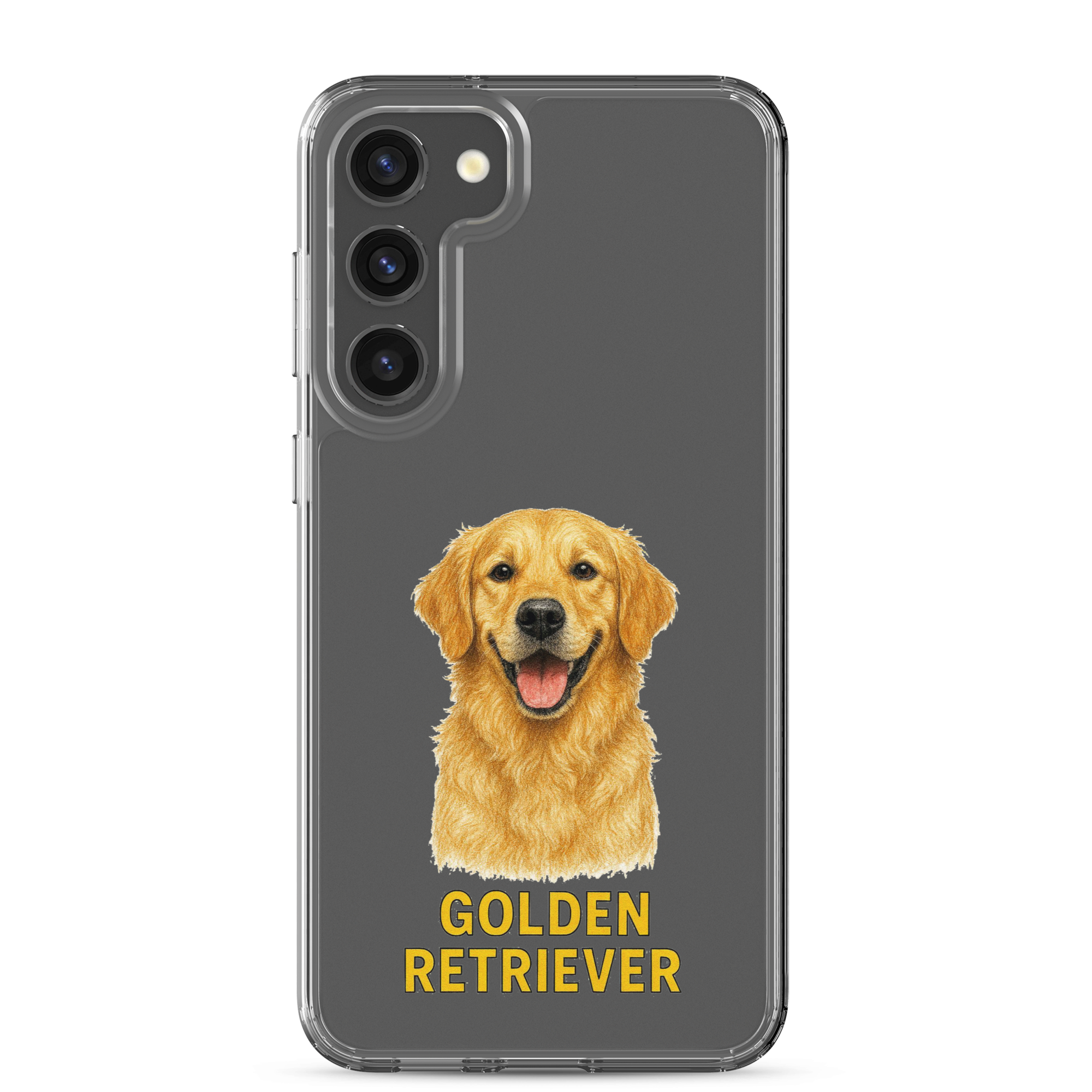 Golden Retriever Clear Case for Samsung
