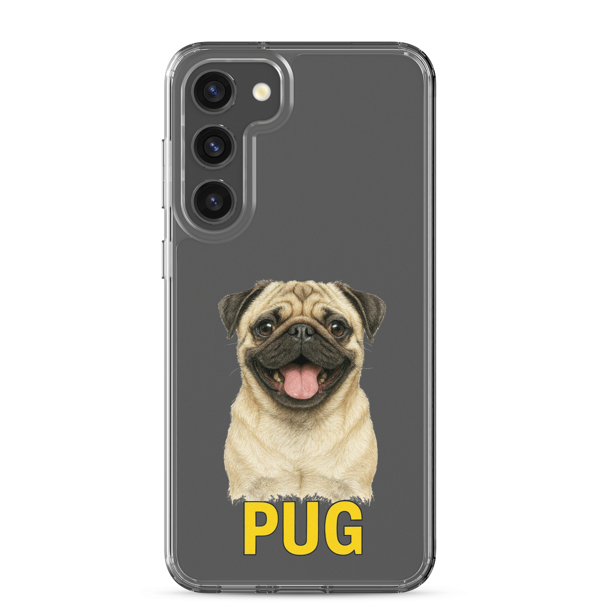 Pug Clear Case for Samsung