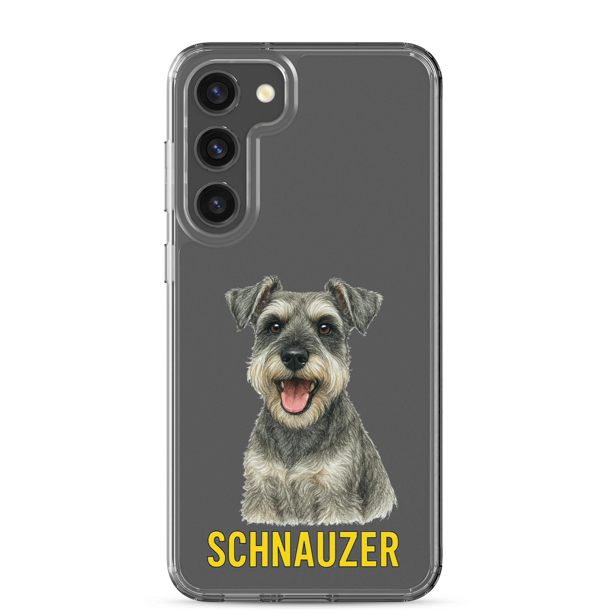 Schnauzer Clear Case for Samsung