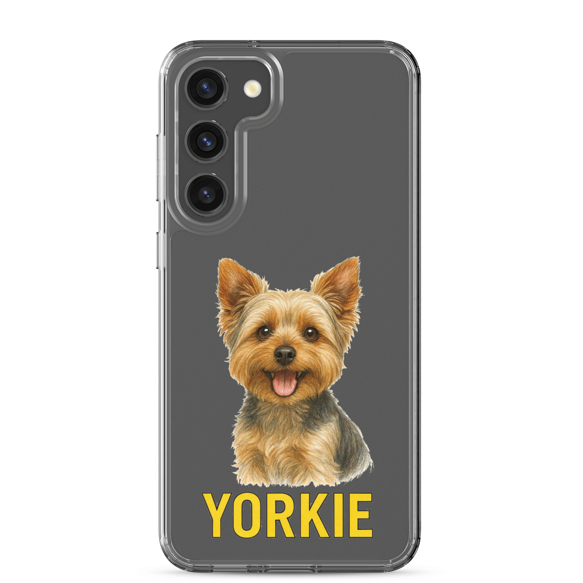 Yorkie Clear Case for Samsung
