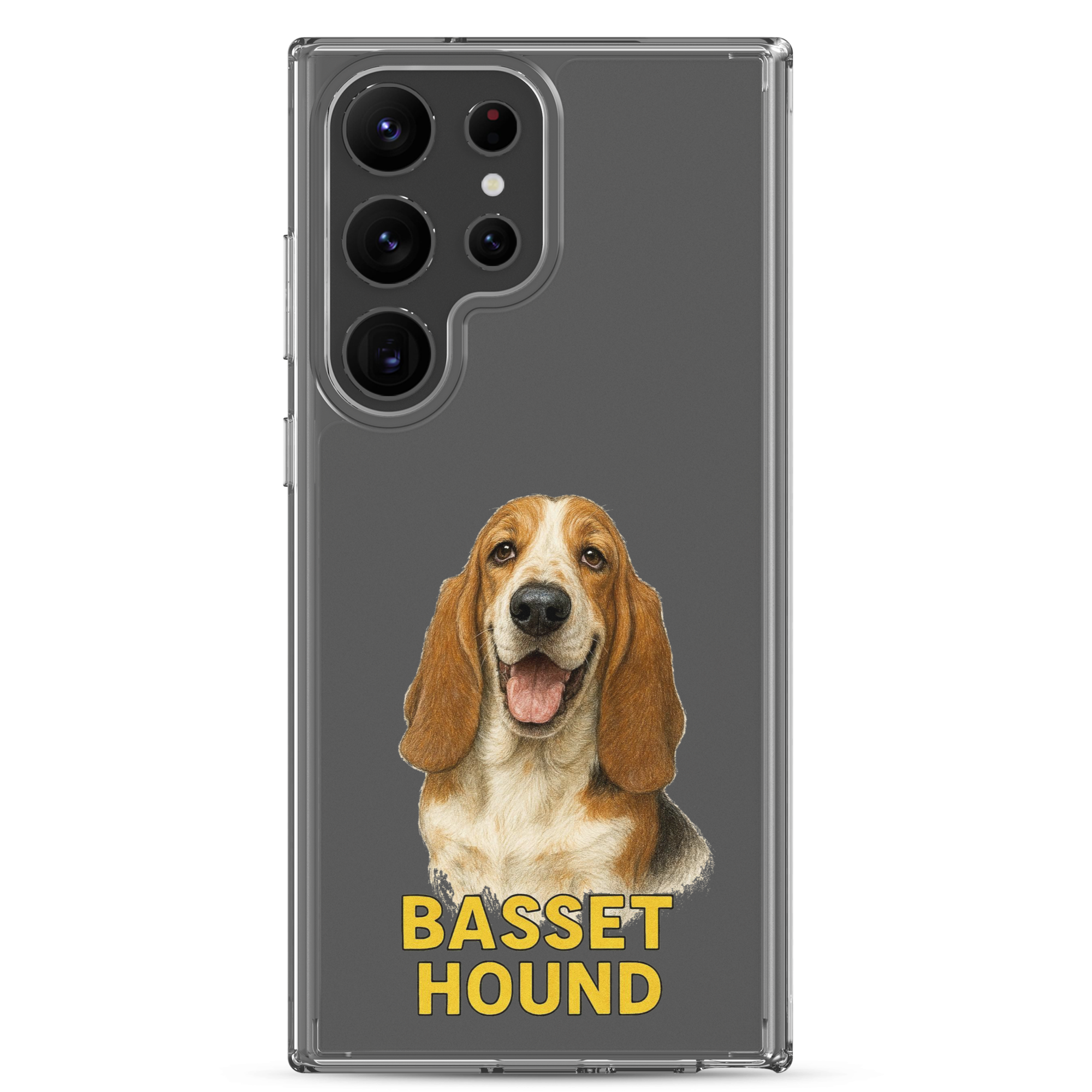 Basset Hound Clear Case for Samsung