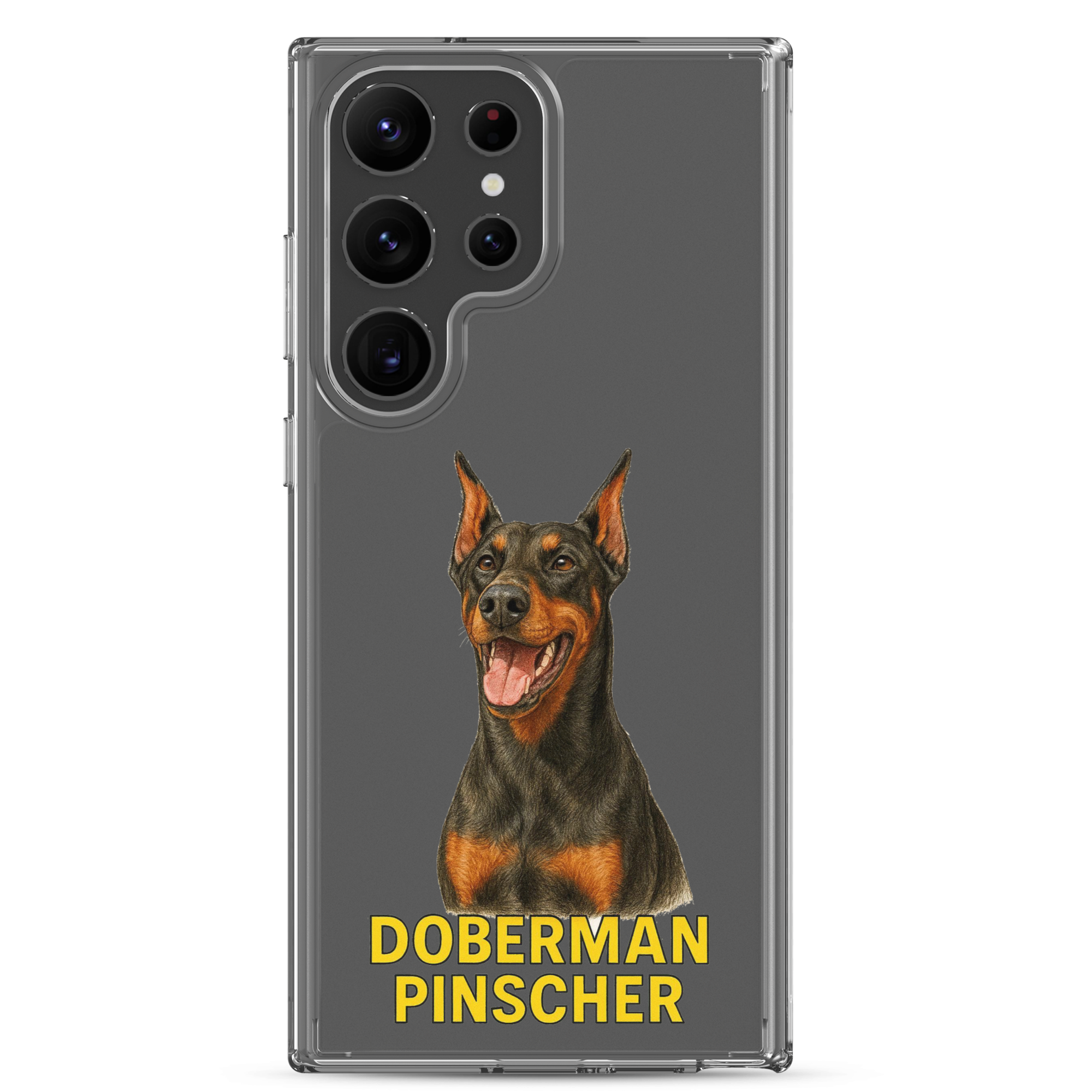 Doberman Pinscher Clear Case for Samsung