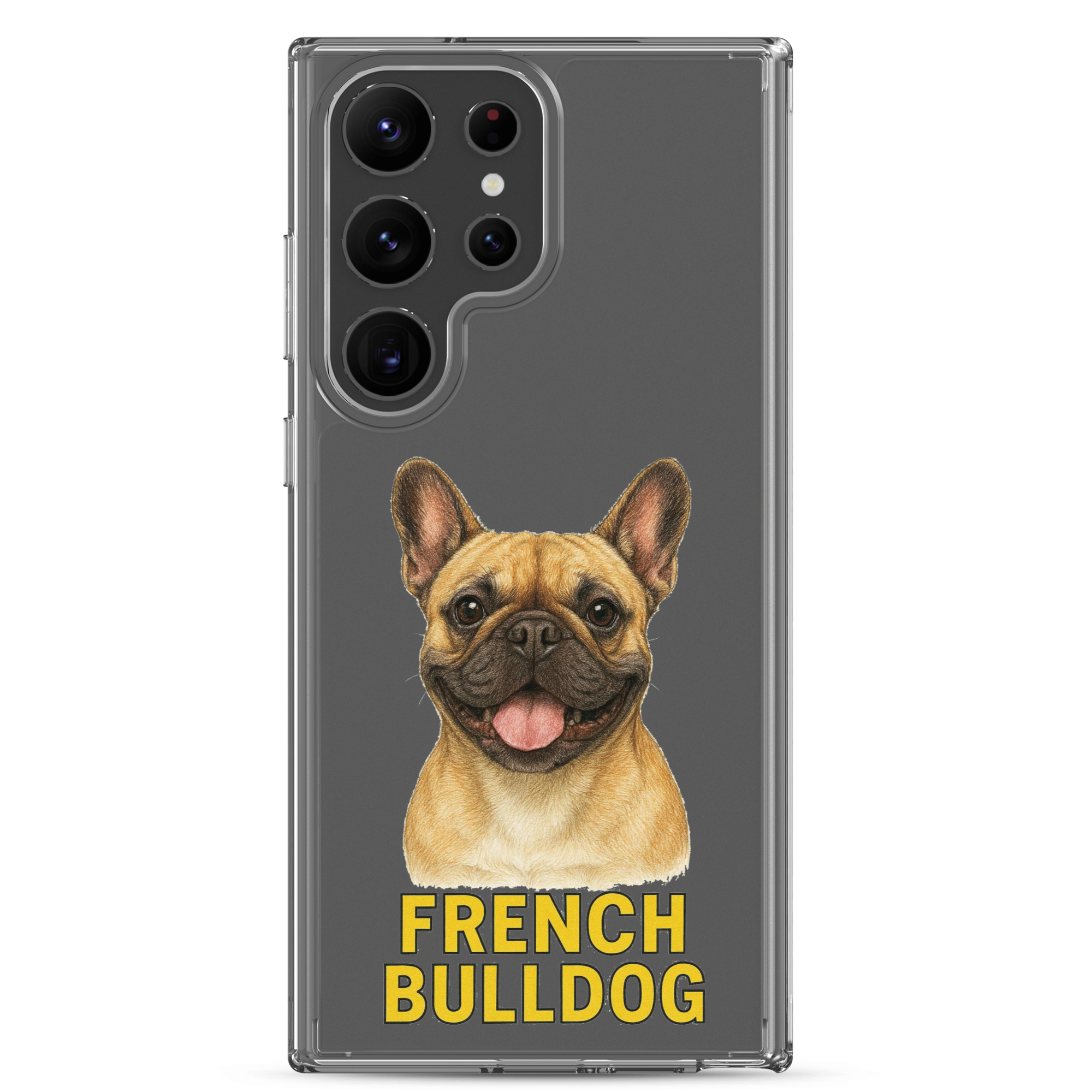 French Bulldog Clear Case for Samsung