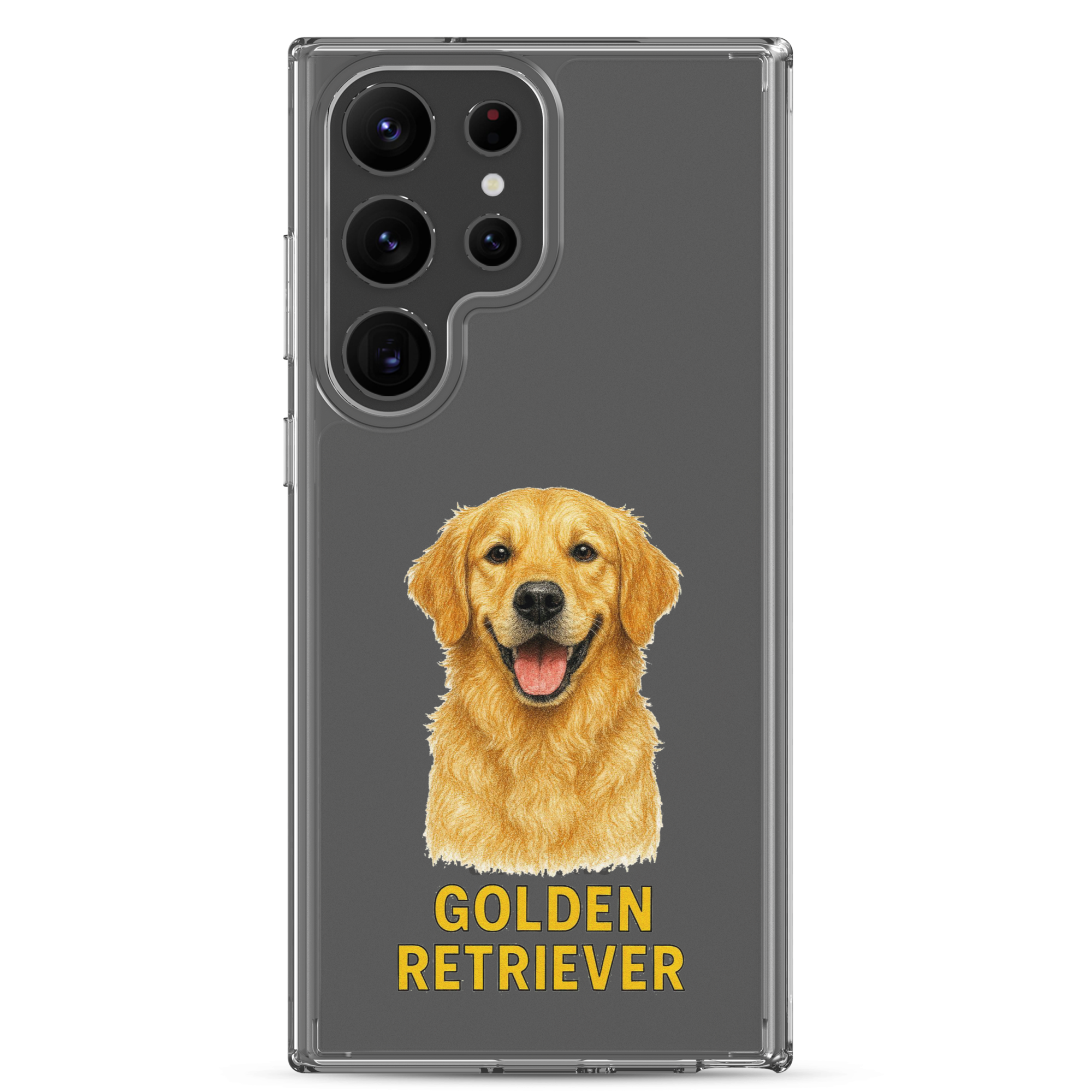 Golden Retriever Clear Case for Samsung