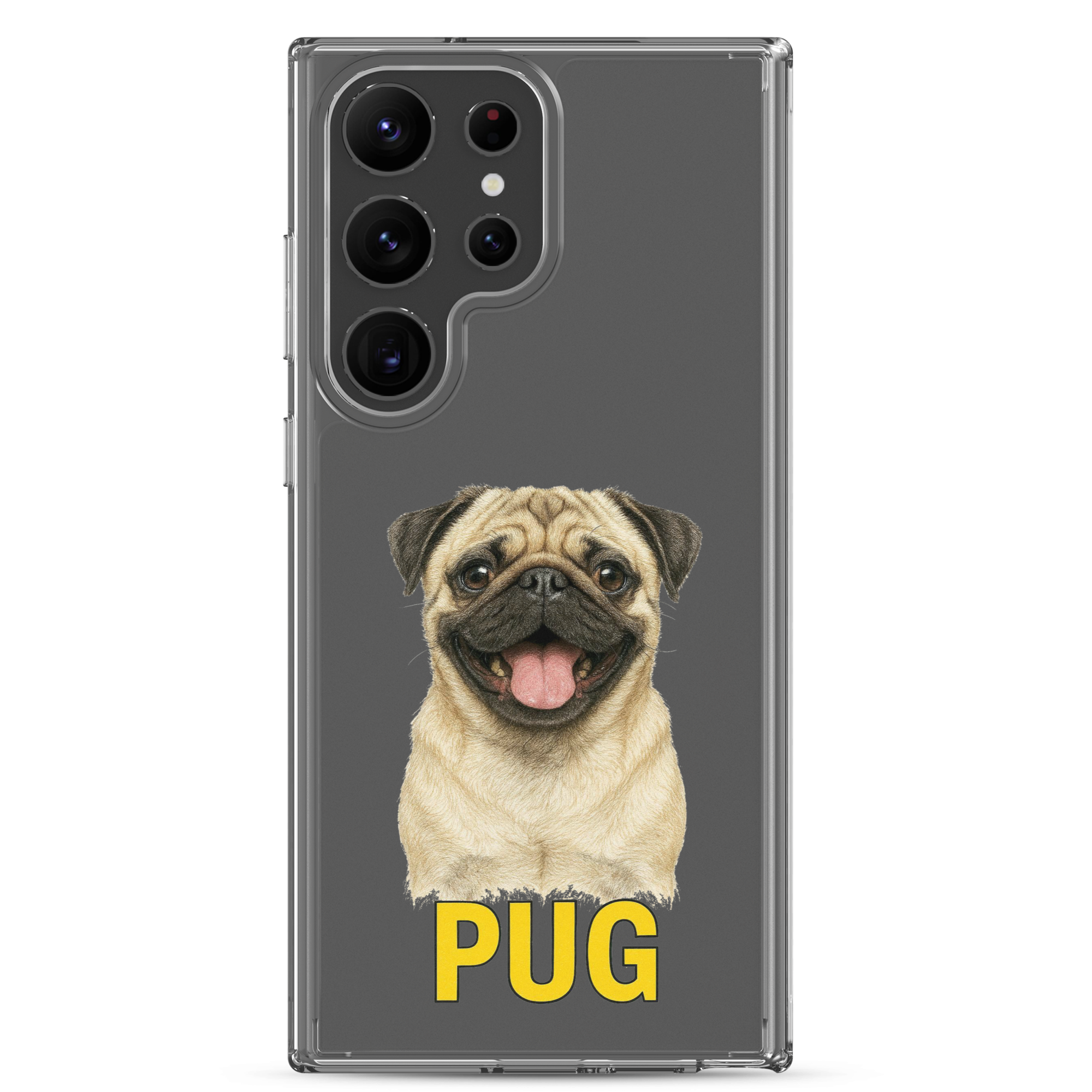 Pug Clear Case for Samsung