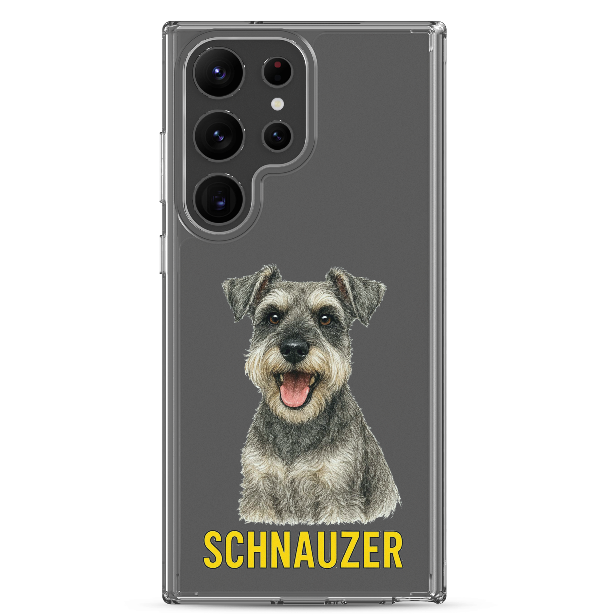 Schnauzer Clear Case for Samsung
