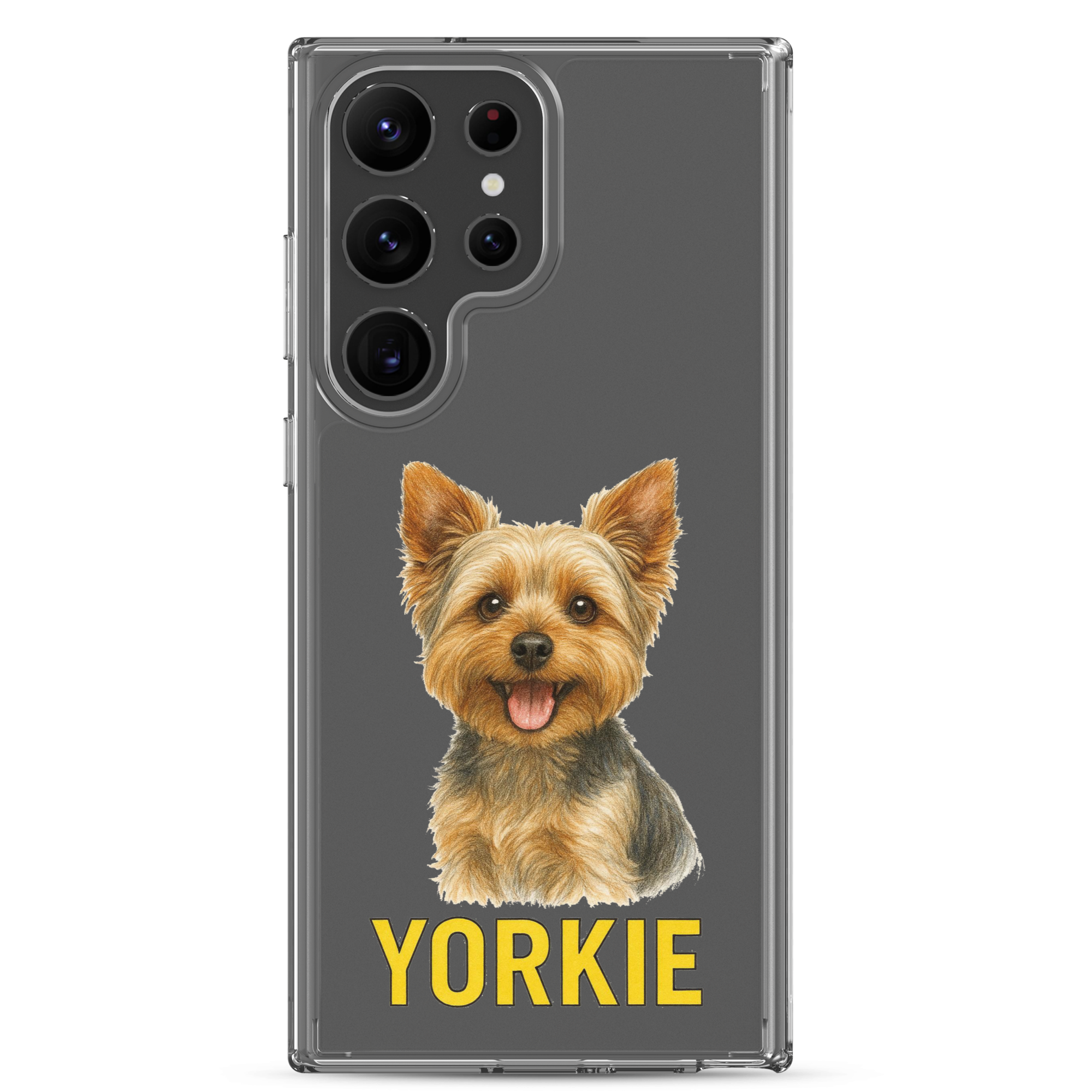 Yorkie Clear Case for Samsung