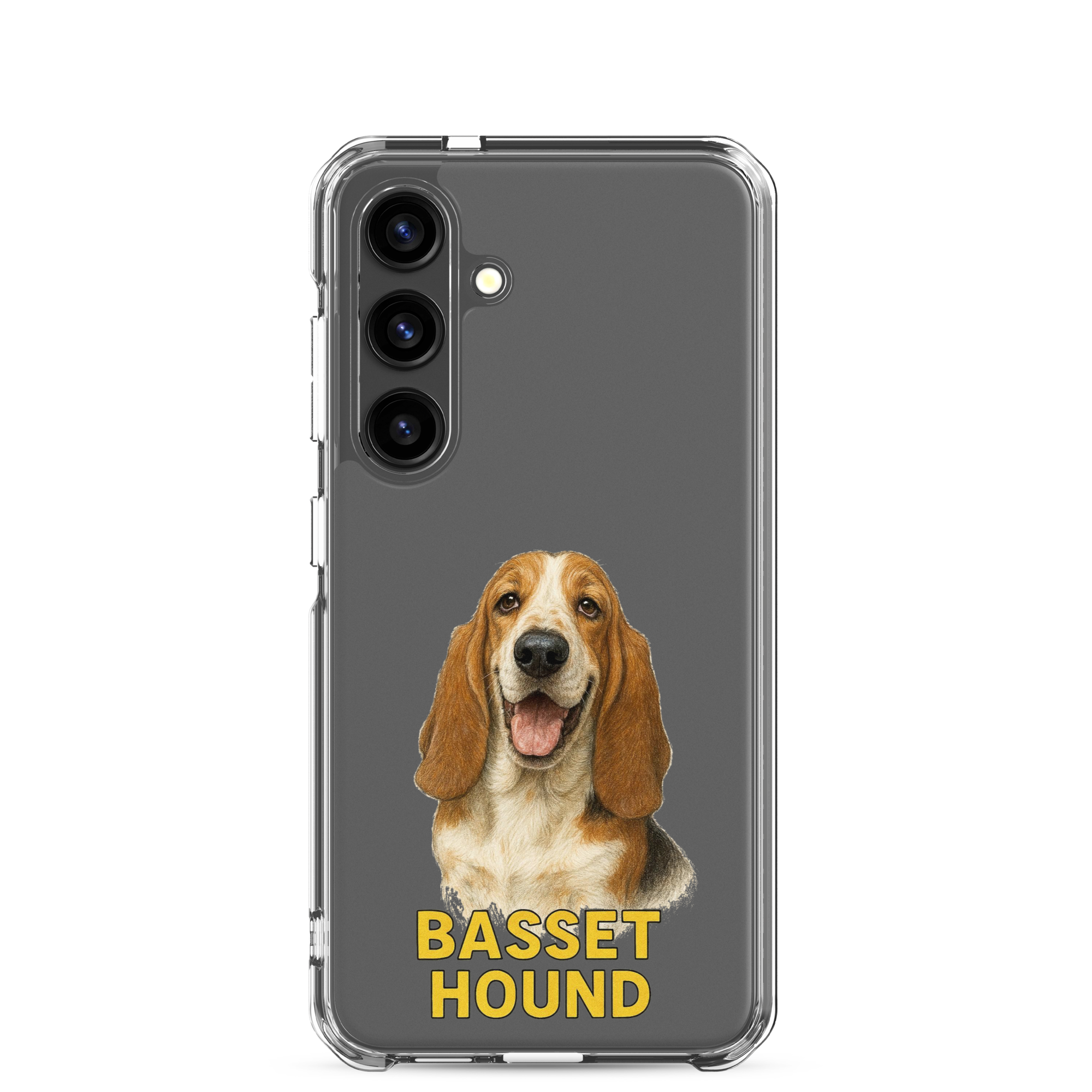 Basset Hound Clear Case for Samsung
