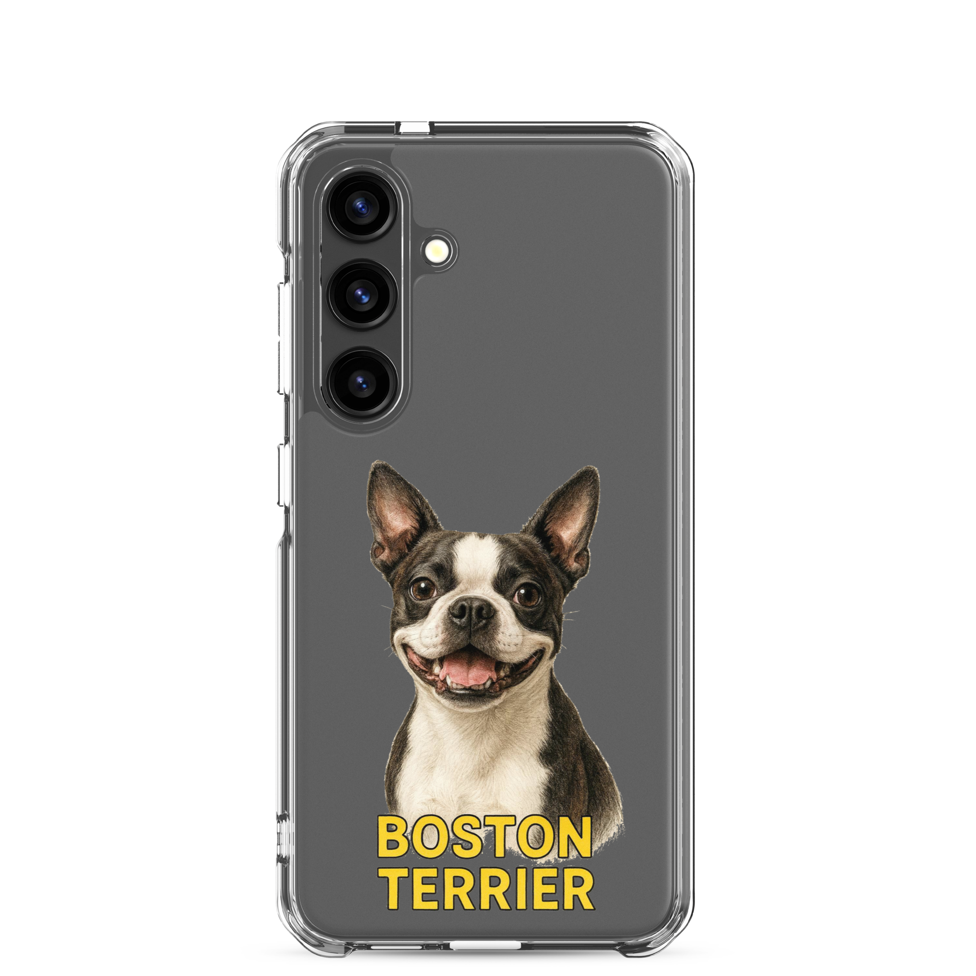 Boston Terrier Clear Case for Samsung