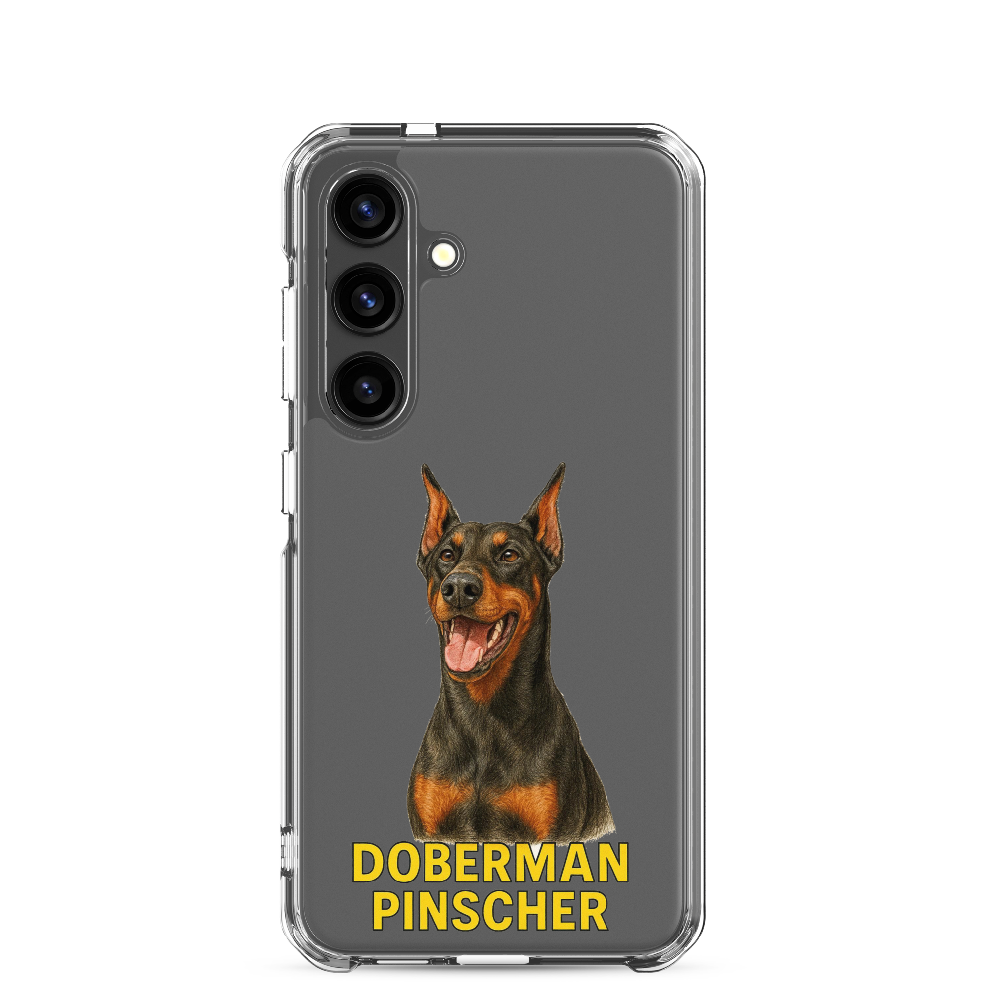 Doberman Pinscher Clear Case for Samsung